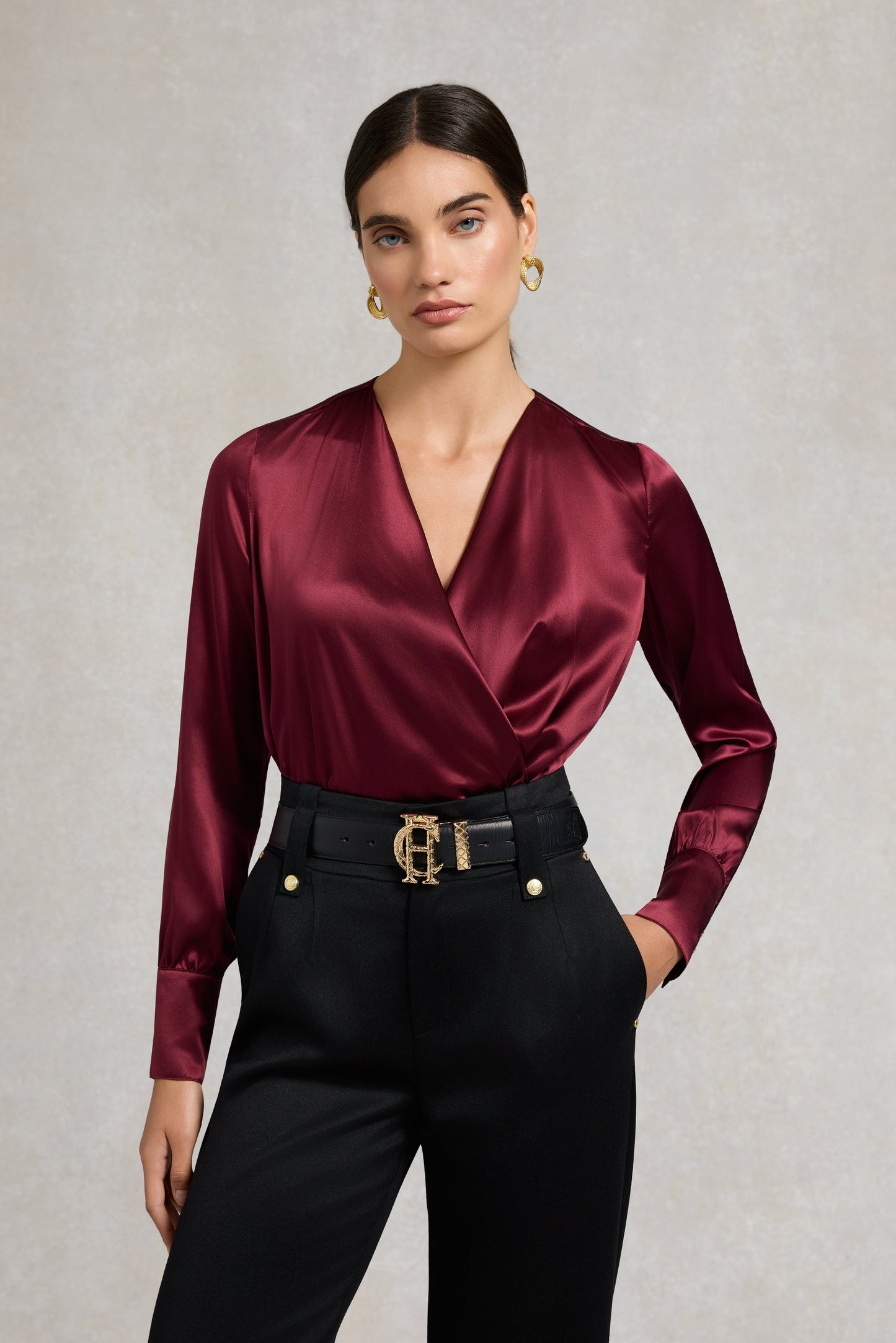 Quilted Classic Belt (Black Leather)