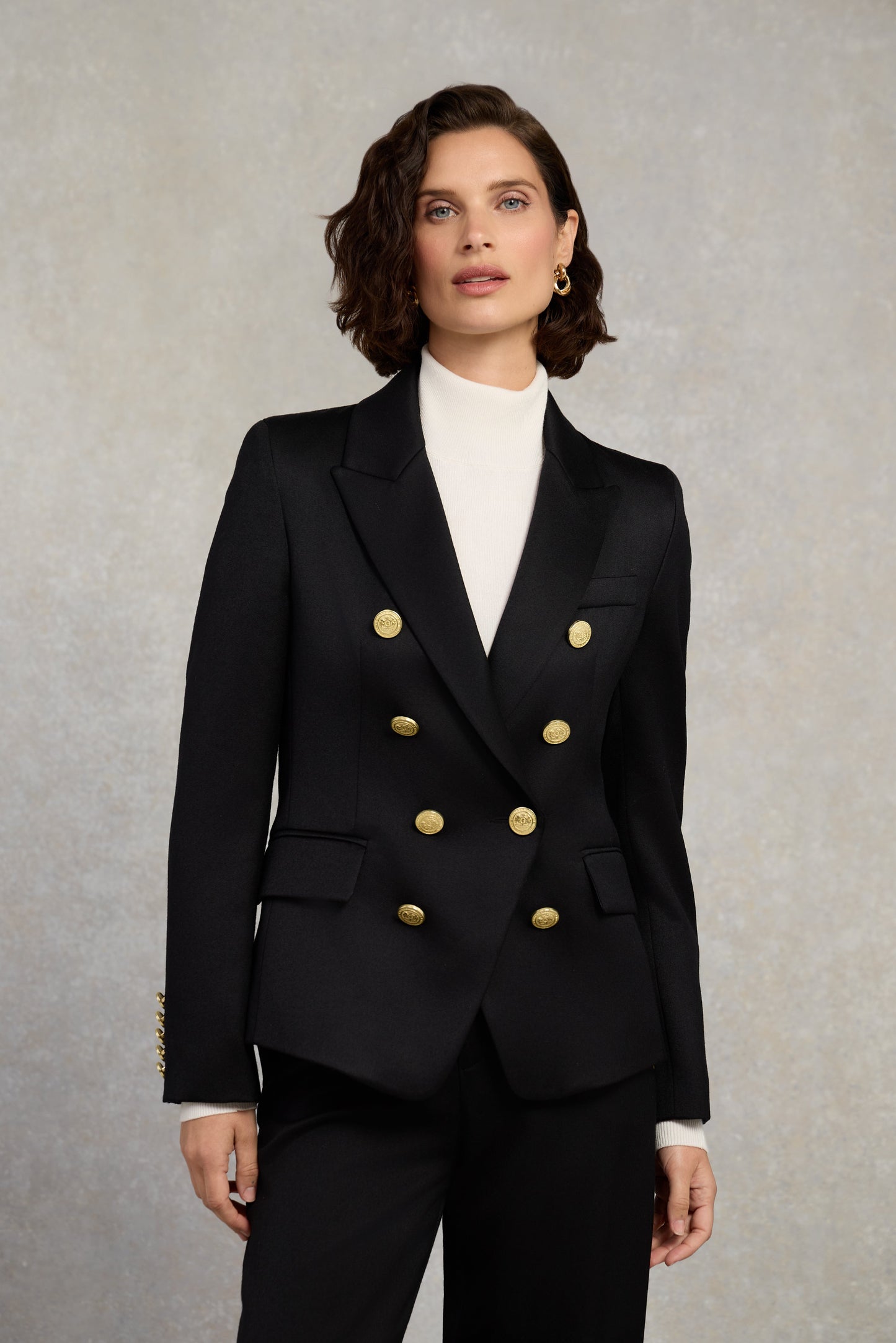 Knightsbridge Blazer (Black Barathea)