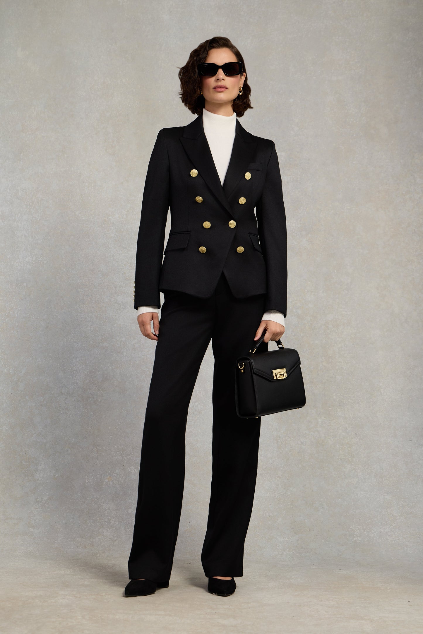 Knightsbridge Blazer (Black Barathea)