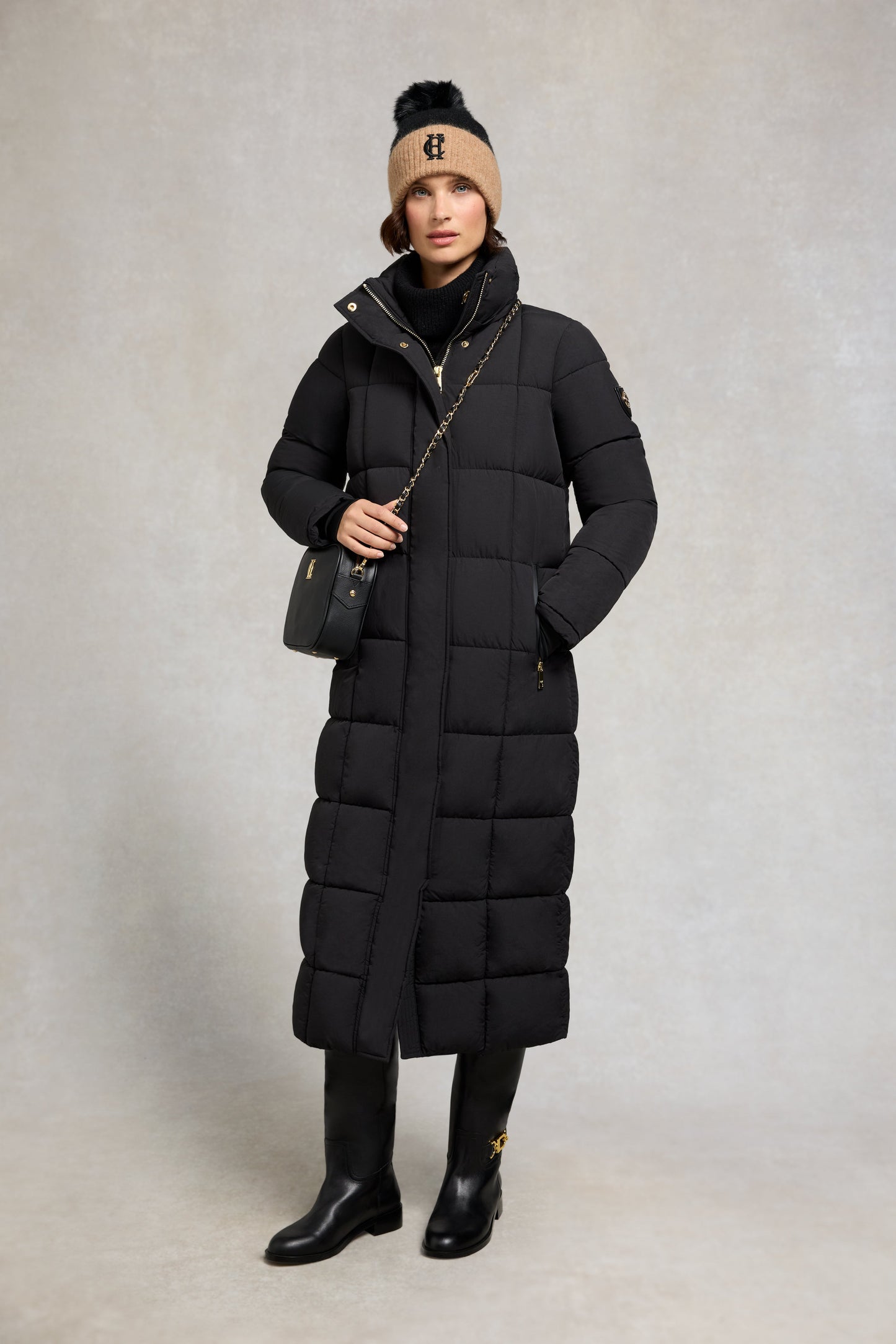 Carrington Longline Coat (Black)