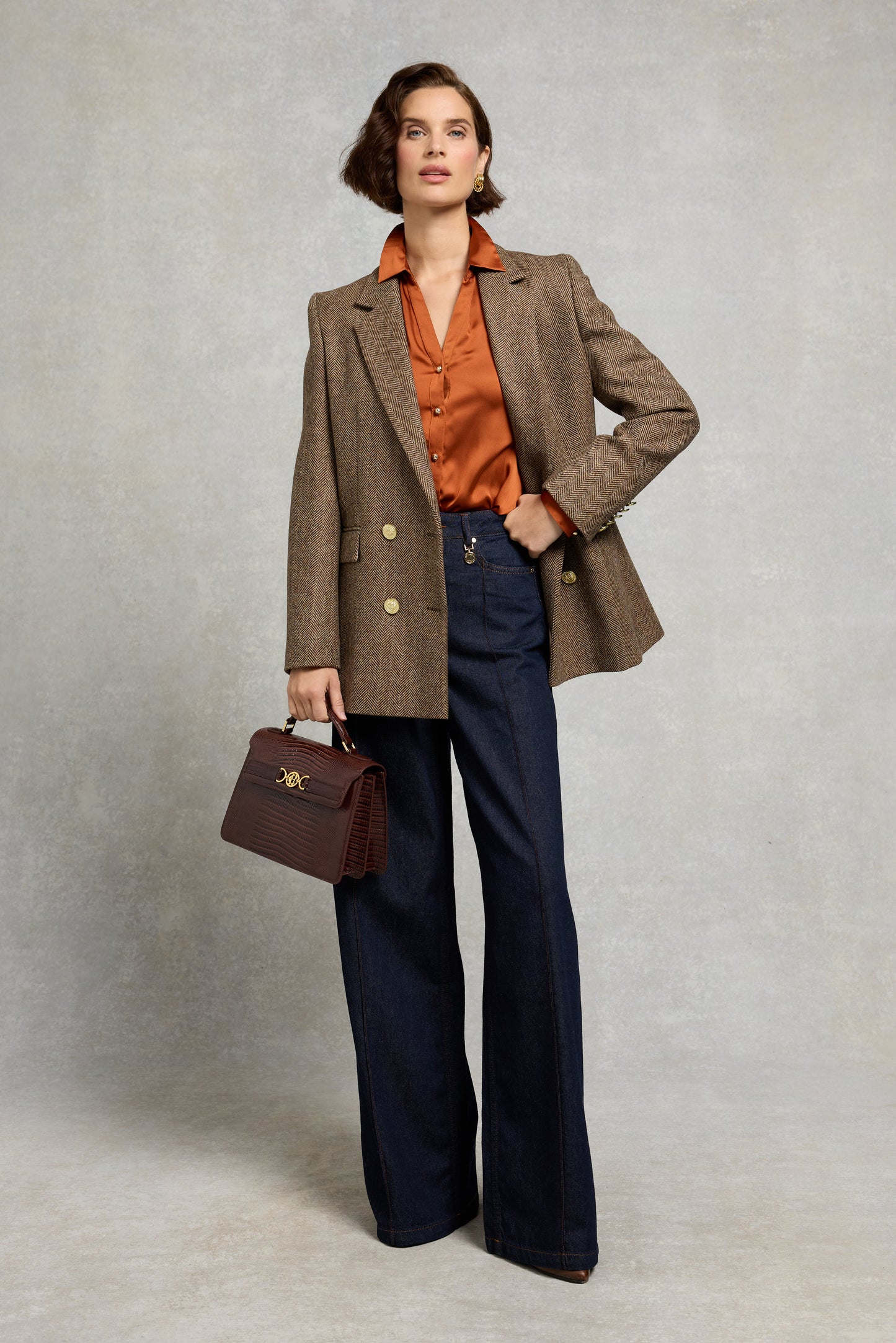 Lily Wide Leg Jean (Clean Indigo)