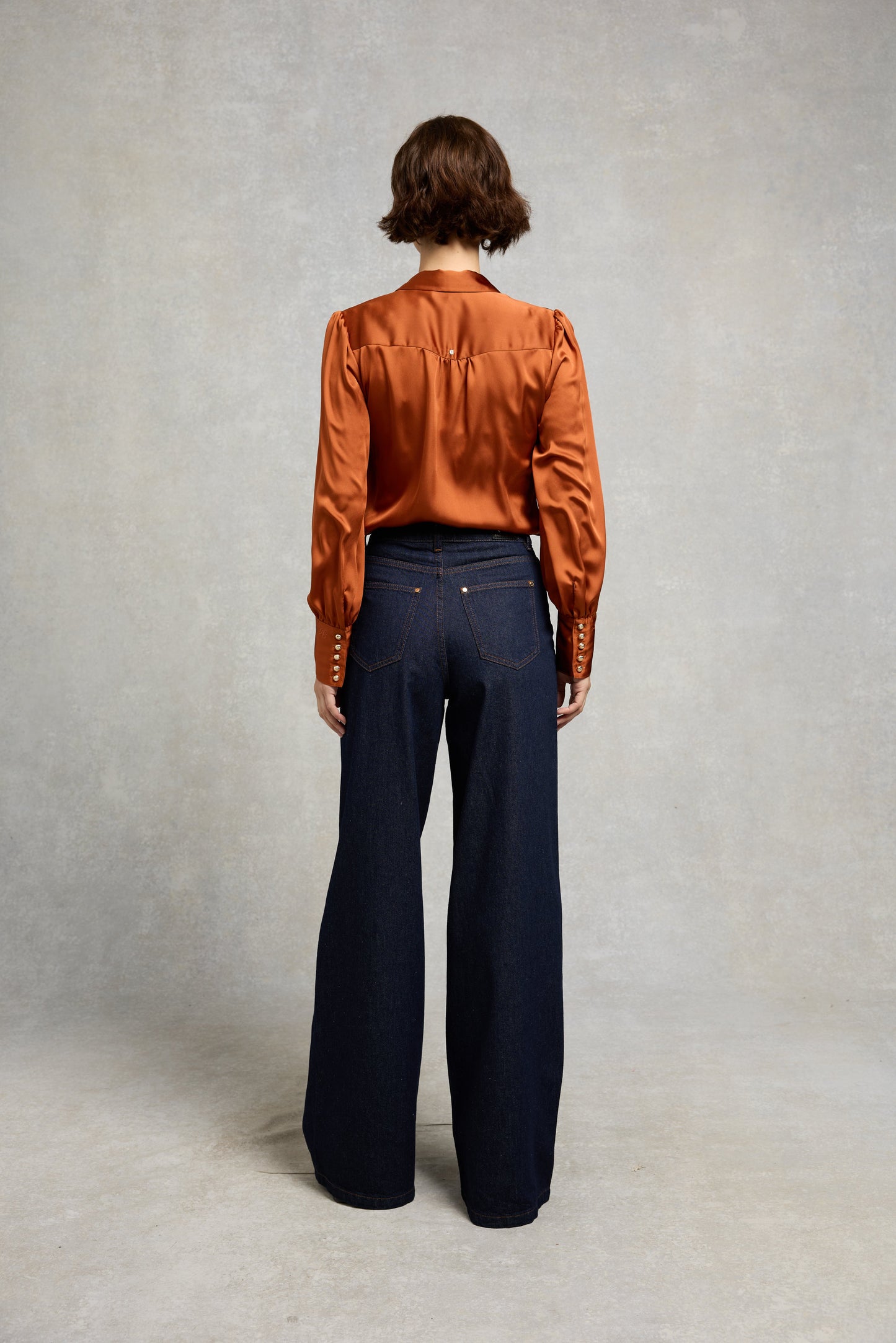 Lily Wide Leg Jean (Clean Indigo)