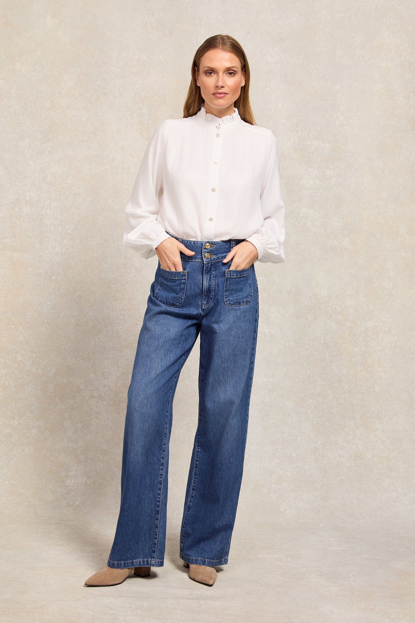 Lilibet Blouse (White)