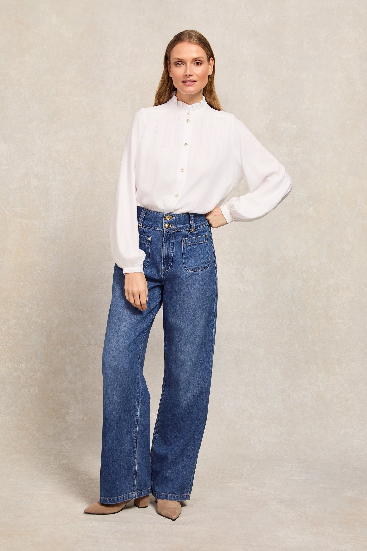 Lilibet Blouse (White)