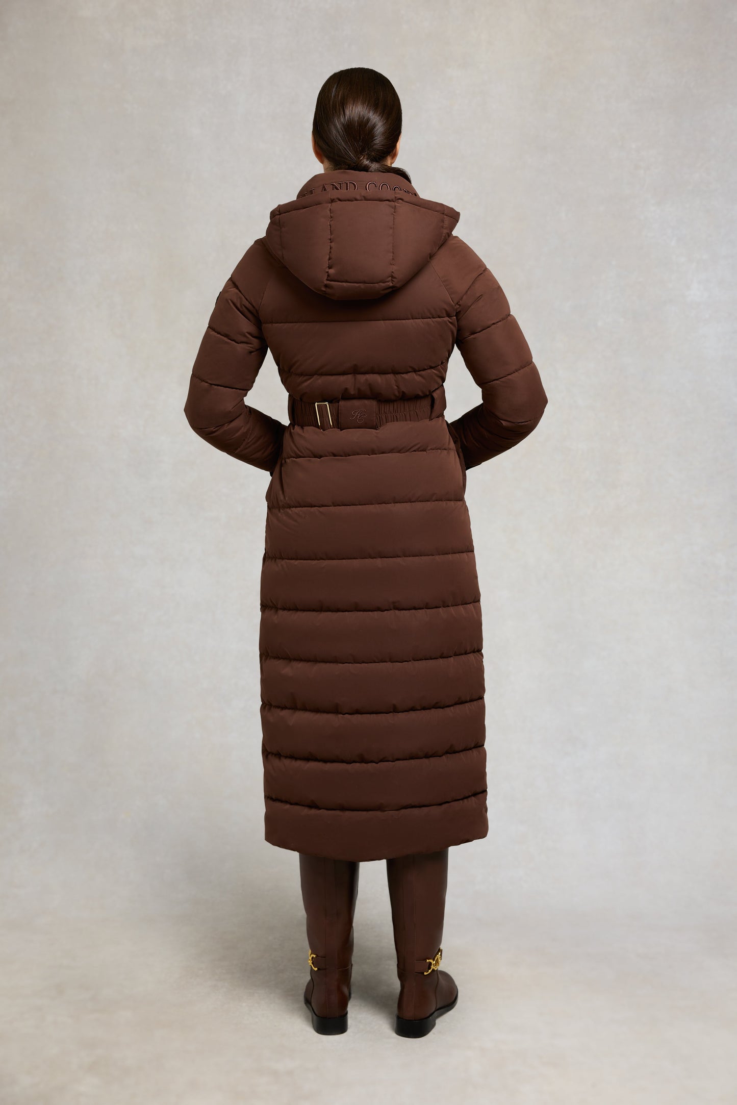 Arosa Luxe Longline Coat (Walnut)