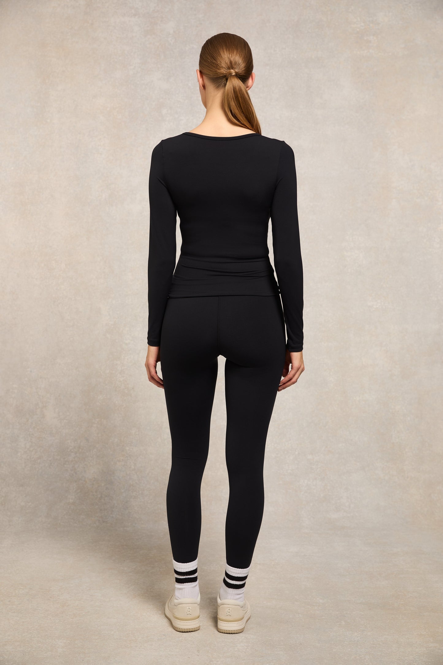 Supersoft Long Sleeve Top (Black)