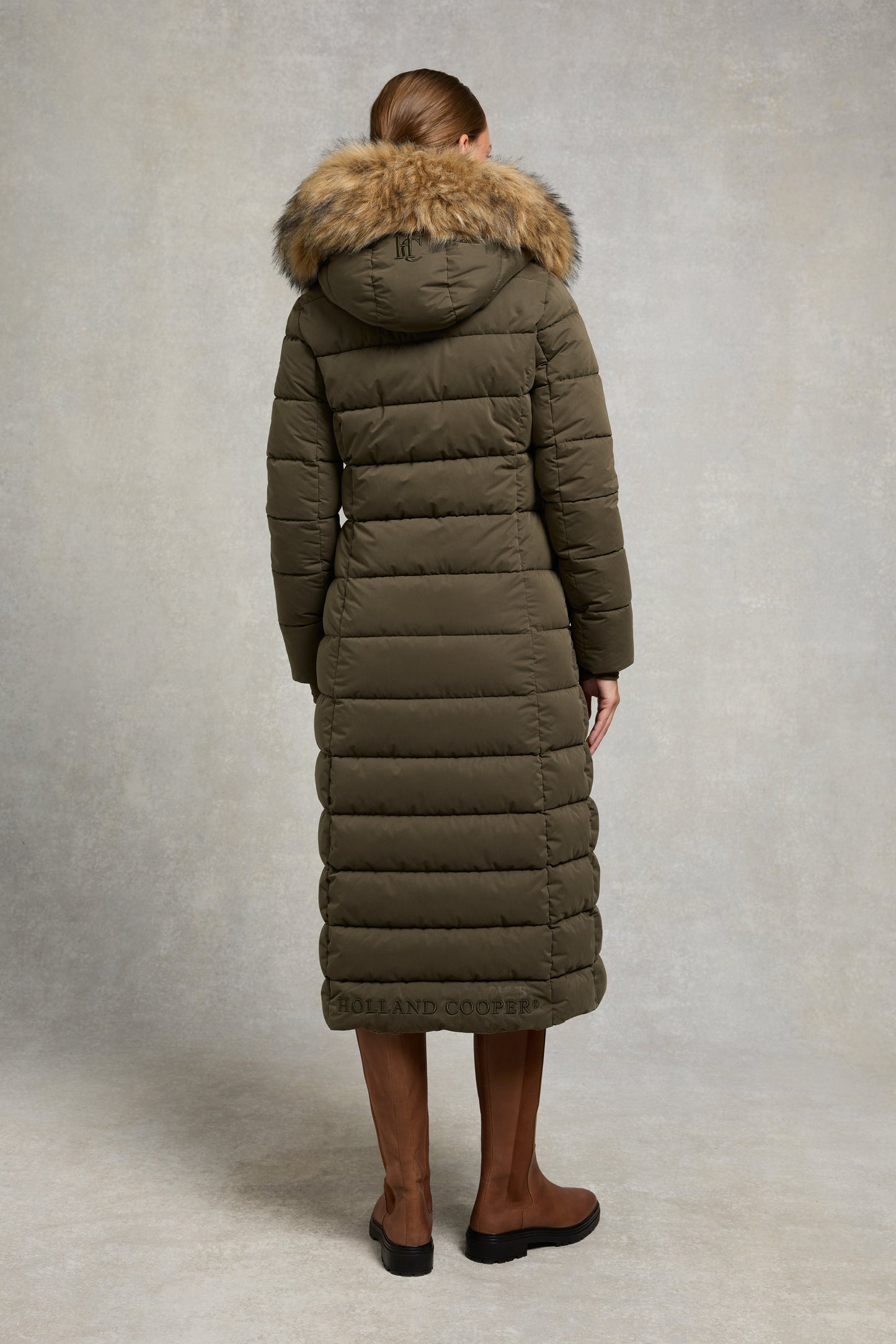 Stoneleigh Longline Coat (Heritage Khaki)