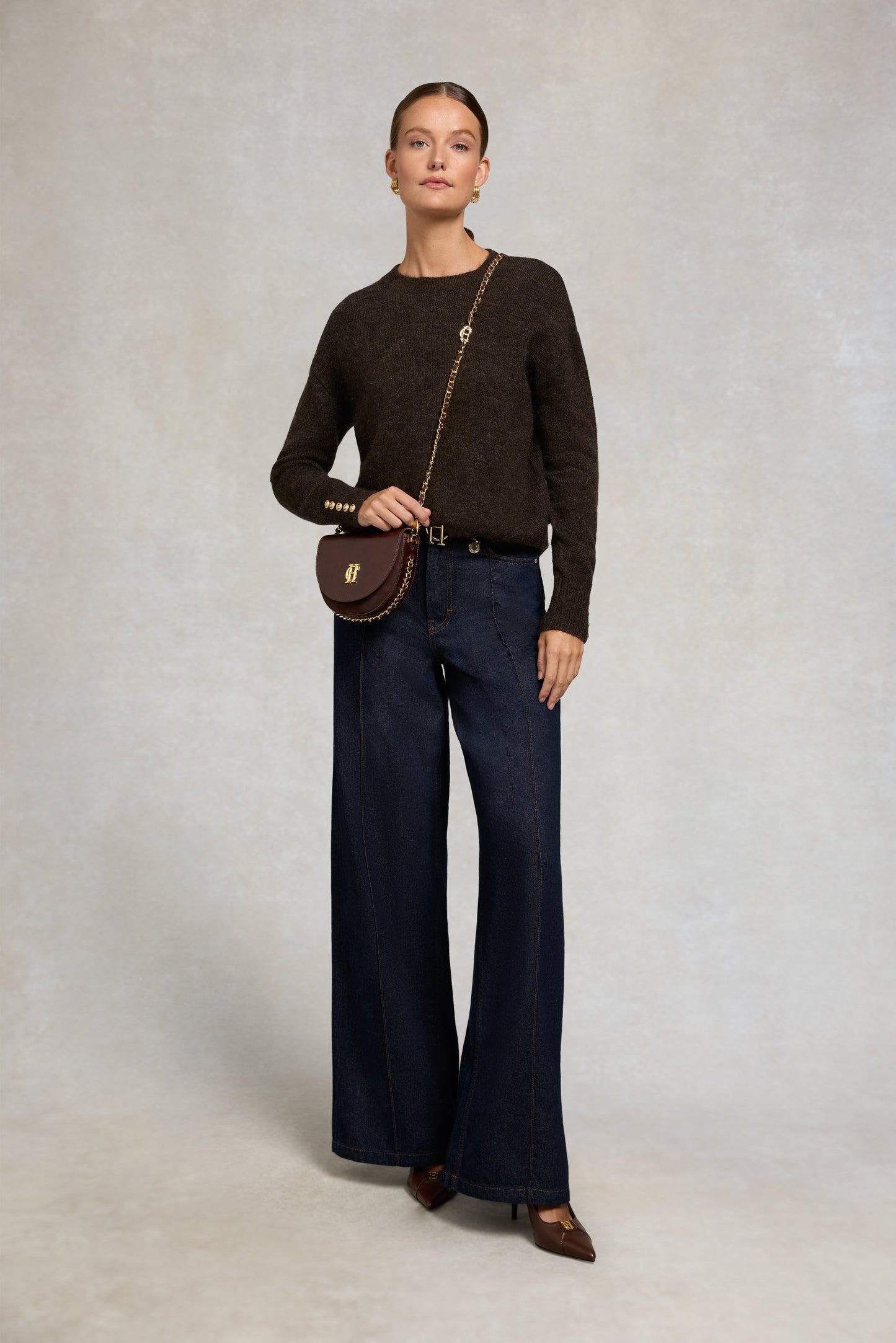 Camden Crossbody Bag (Chestnut Leather)