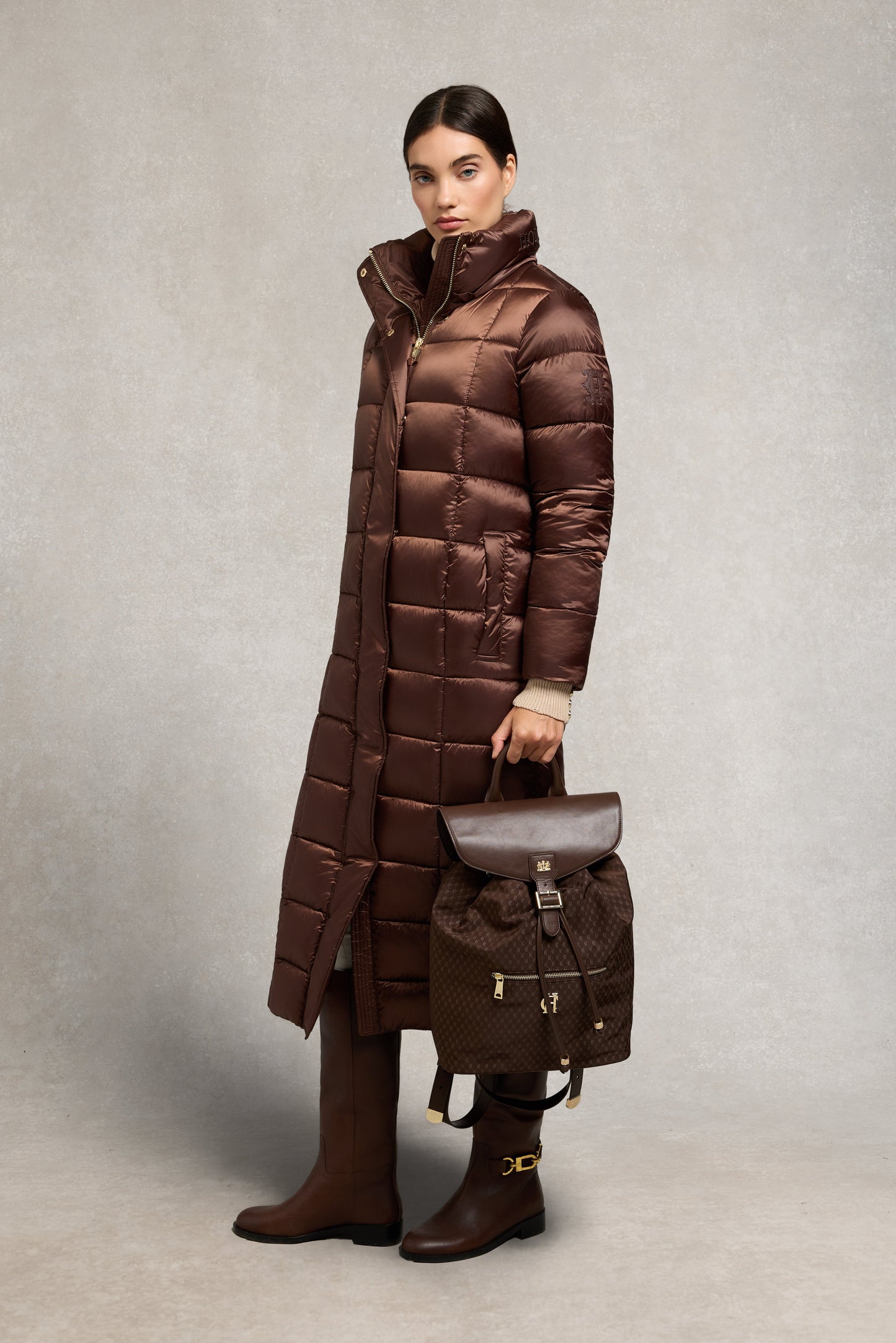 Regency Backpack (Chocolate Monogram)