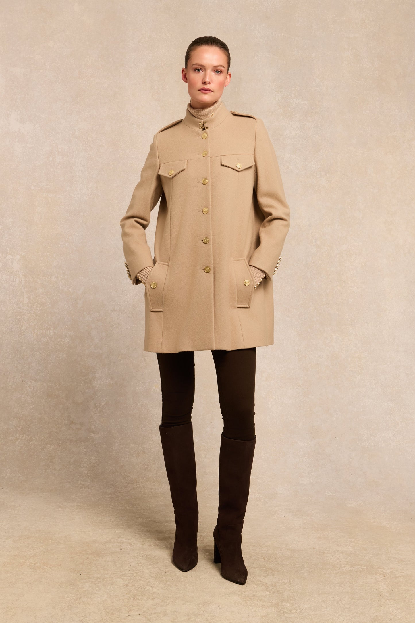 Highbury Cape Coat (Camel)