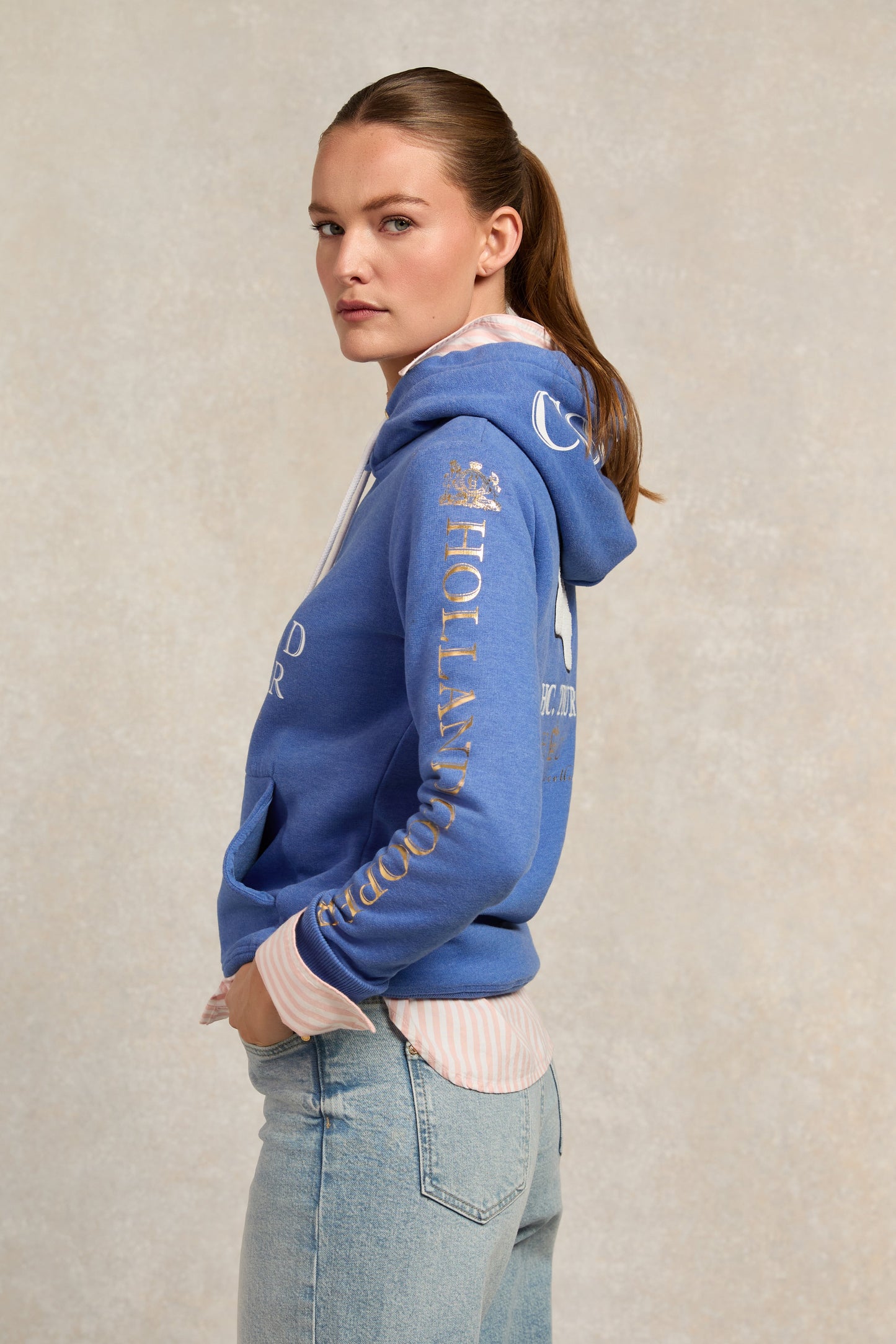 HC Heritage Hoodie (Deep Cobalt Marl)