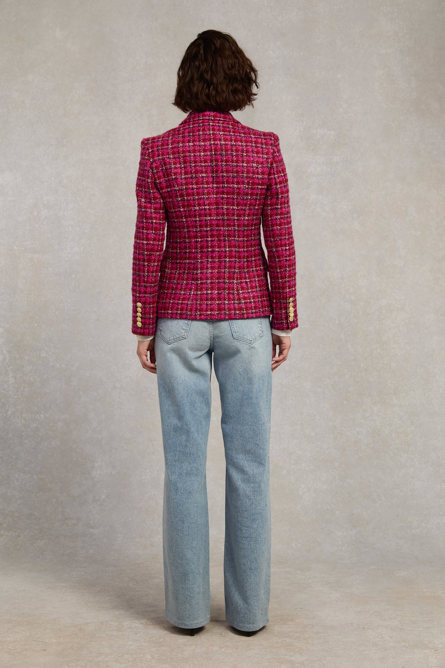 Knightsbridge Blazer (Cerise Boucle)