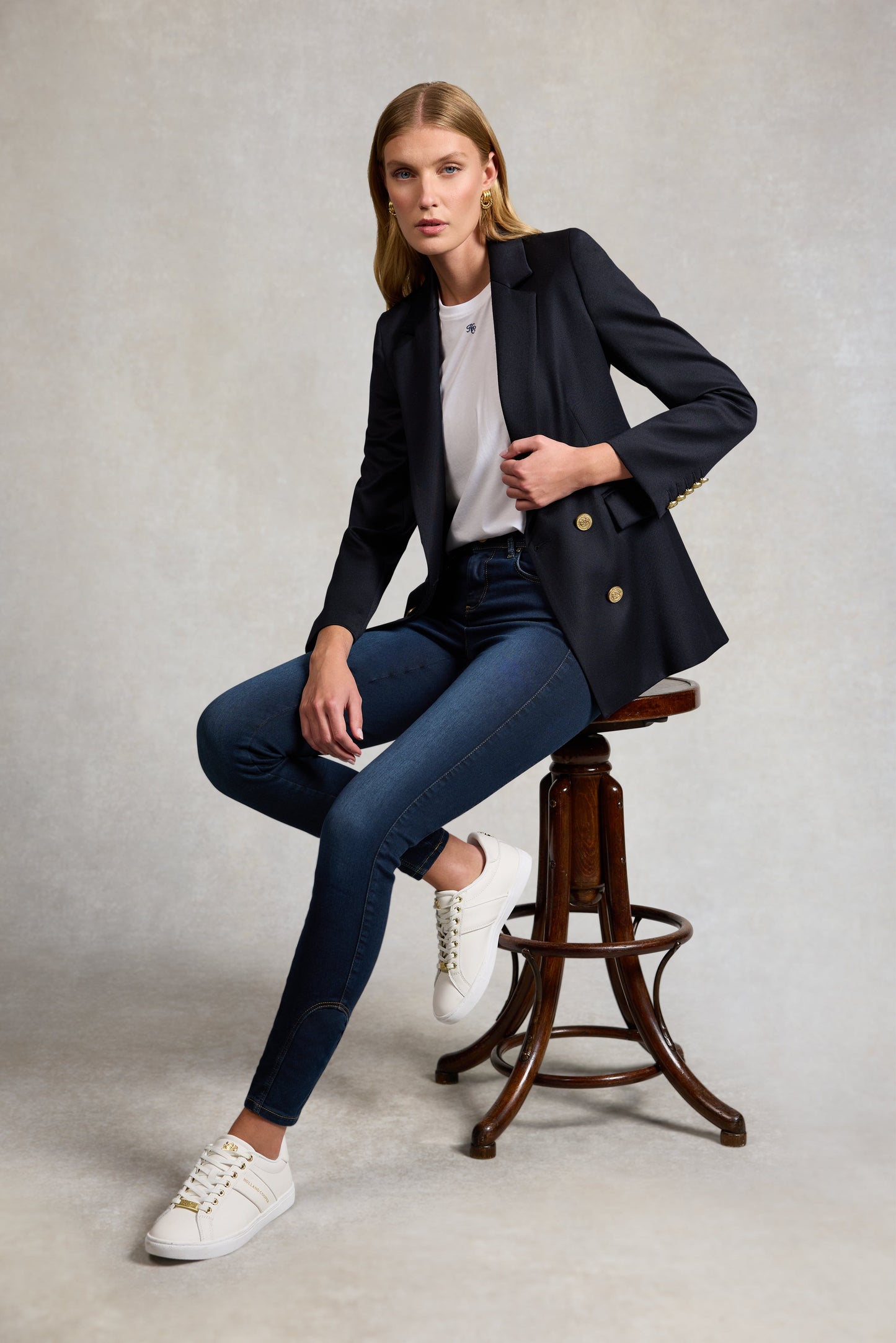 Knightsbridge Court Trainer (White)