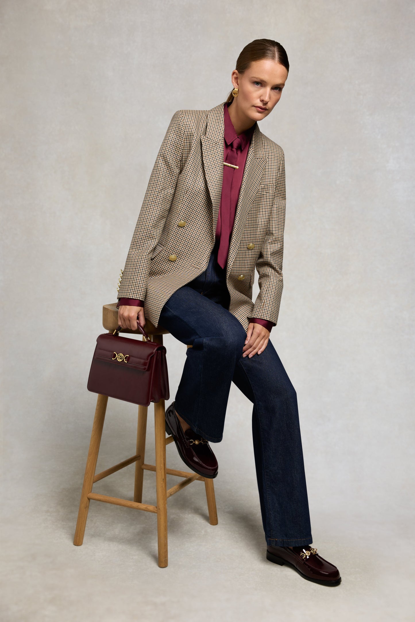 Regency Pearl Loafer (Oxblood Patent)