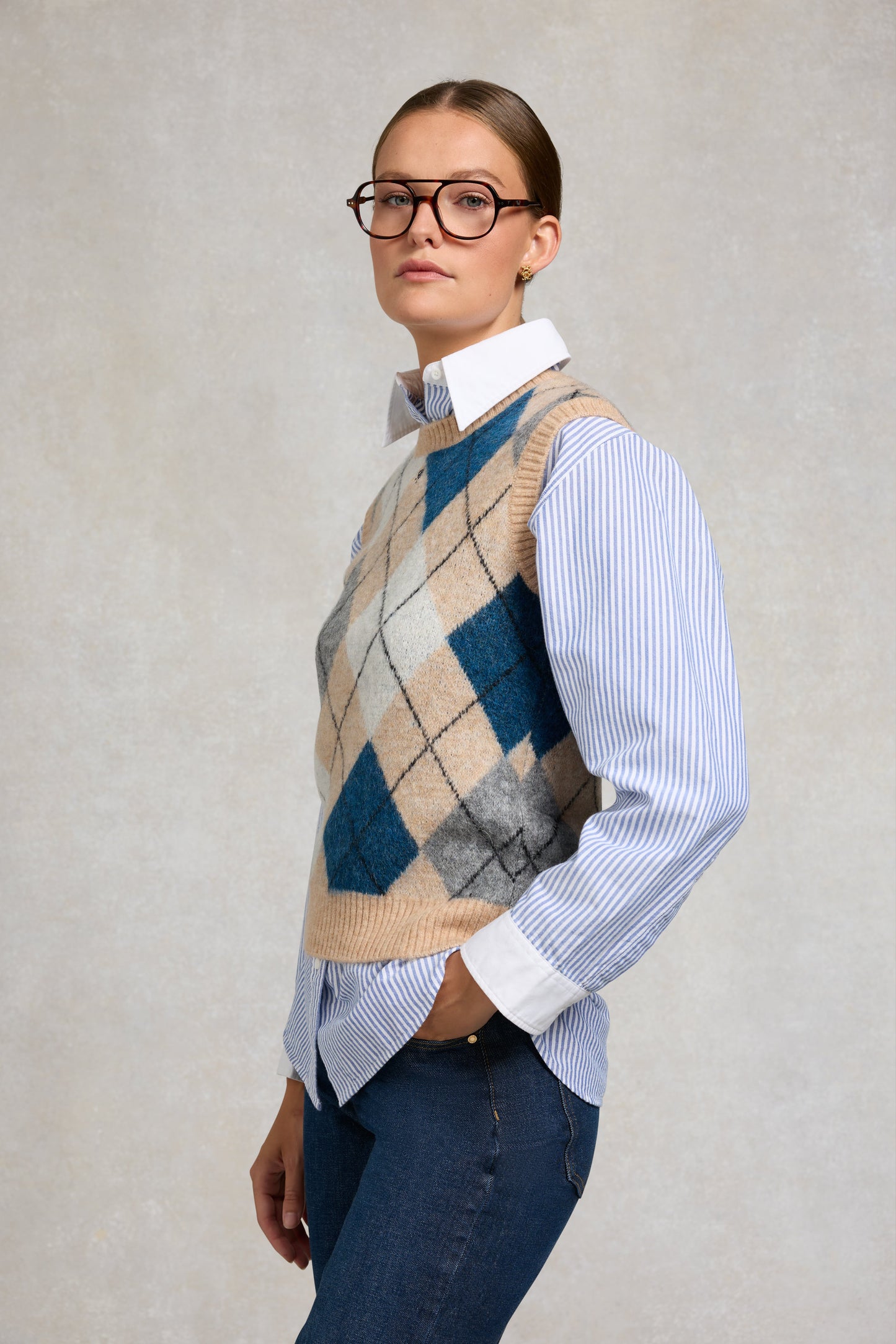 Amy Knitted Tank (Camel)