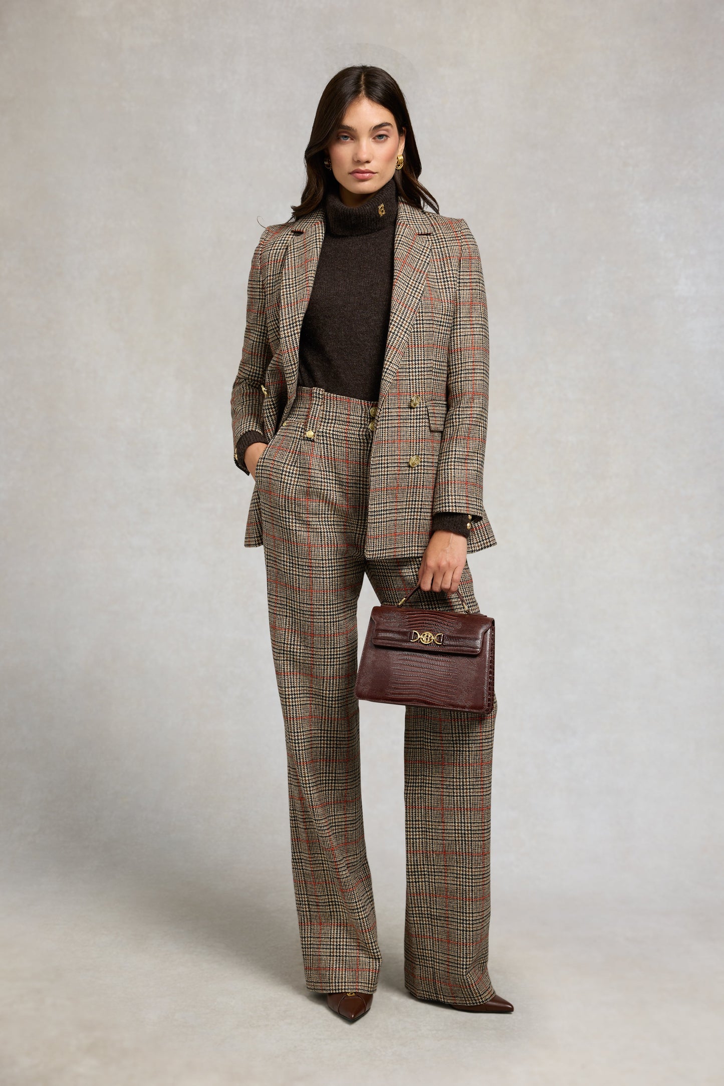 Double Breasted Blazer (Orange Windsor)