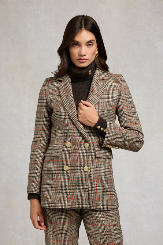 Double Breasted Blazer (Orange Windsor)