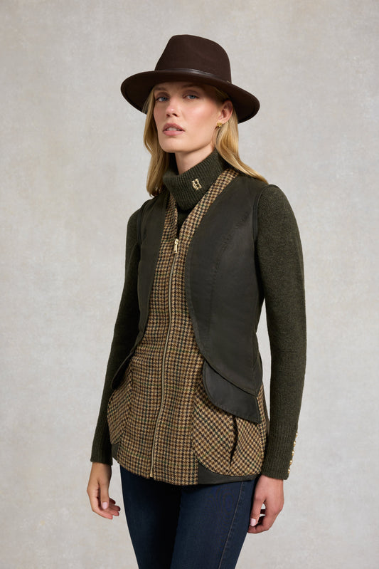 Field Vest (Hailes Green Tweed)