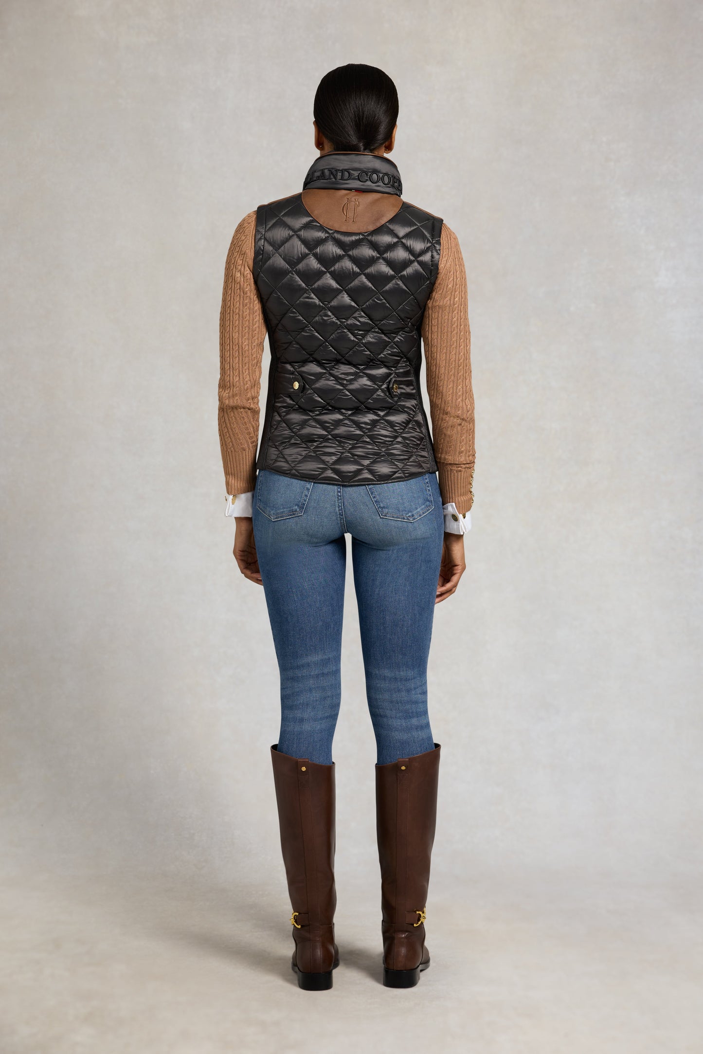 Diamond Quilt Classic Gilet (Khaki)