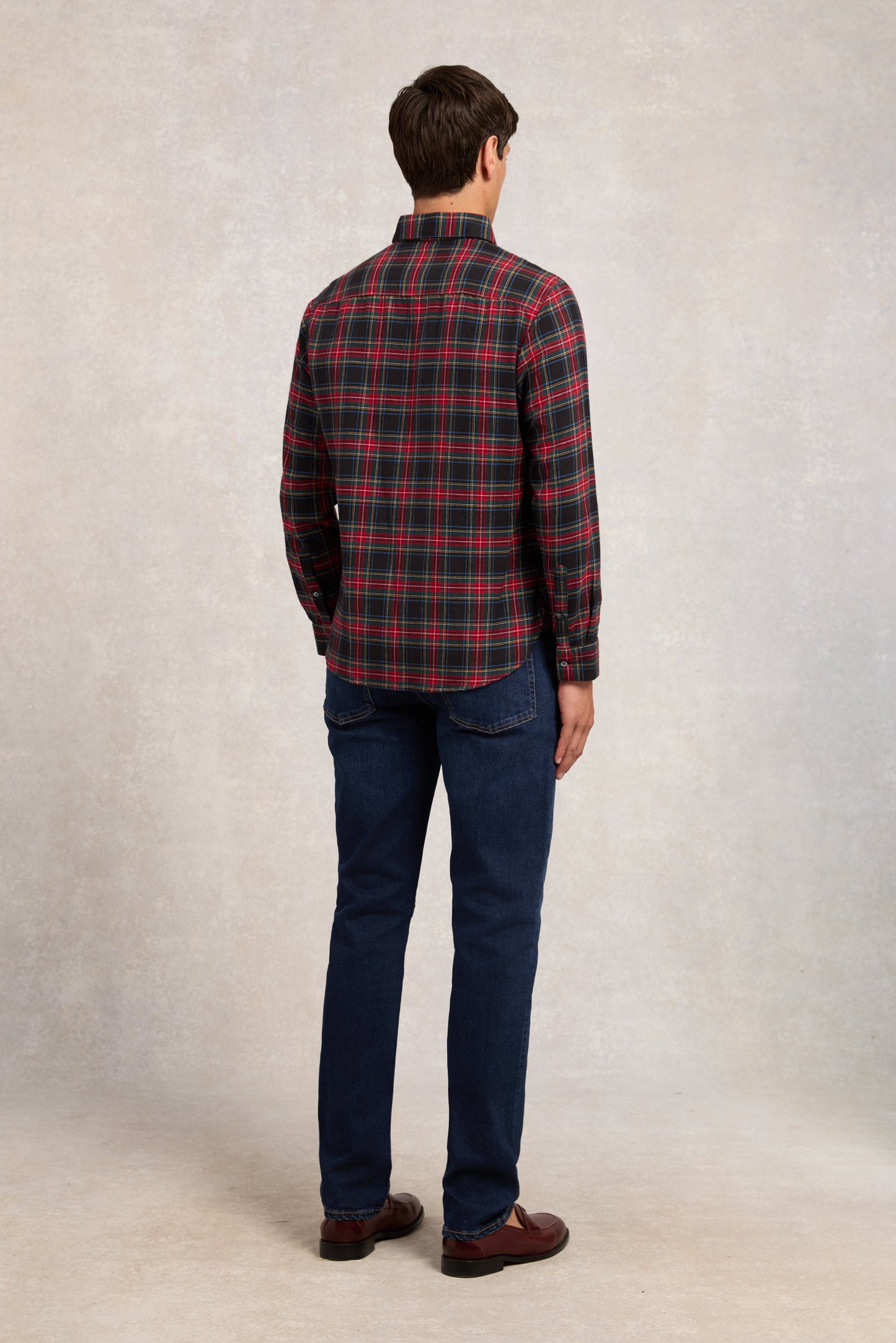 Classic Button Down Shirt (Sandringham Red)