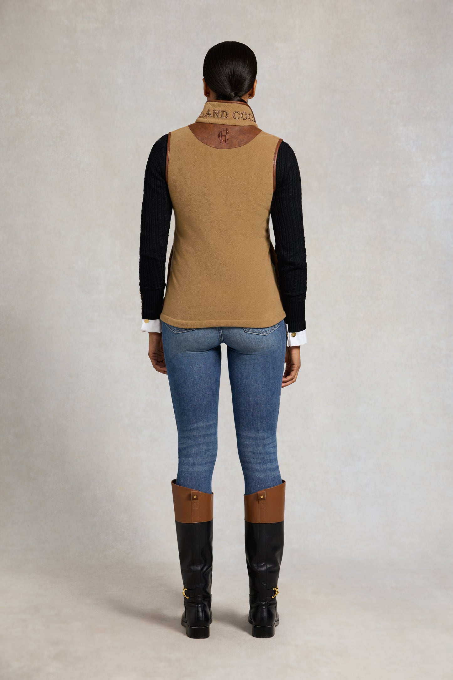 Country Fleece Gilet (Coffee)