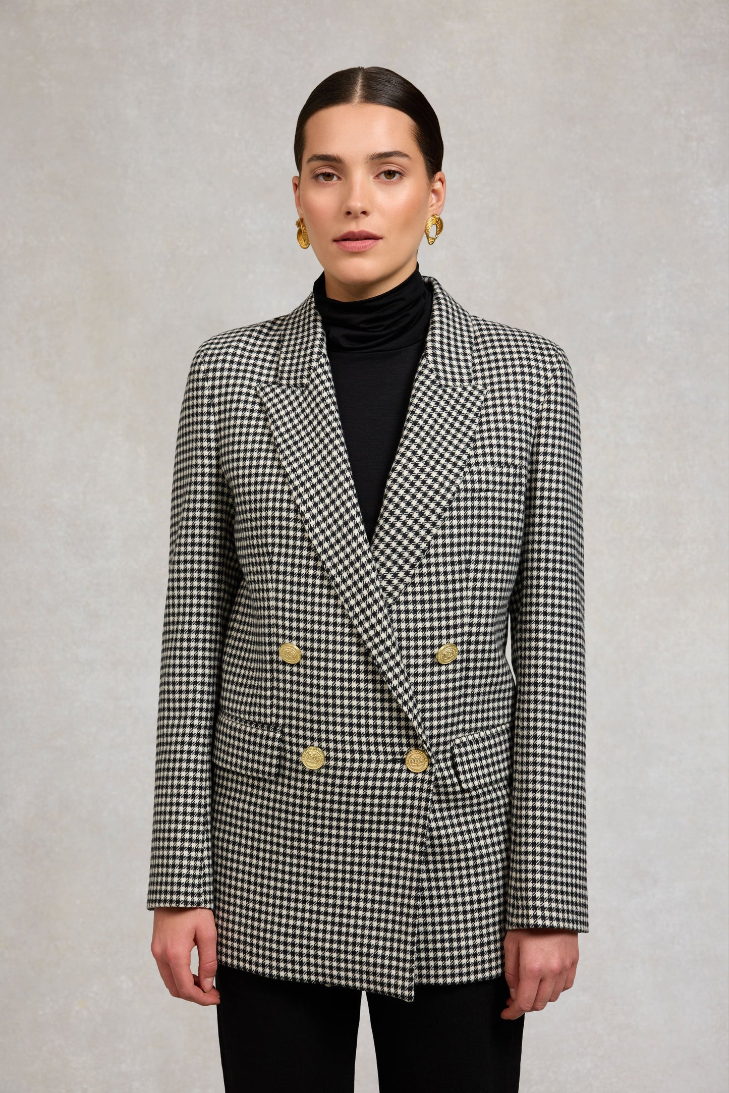 Belgravia Blazer (Black & White Puppy Tooth)