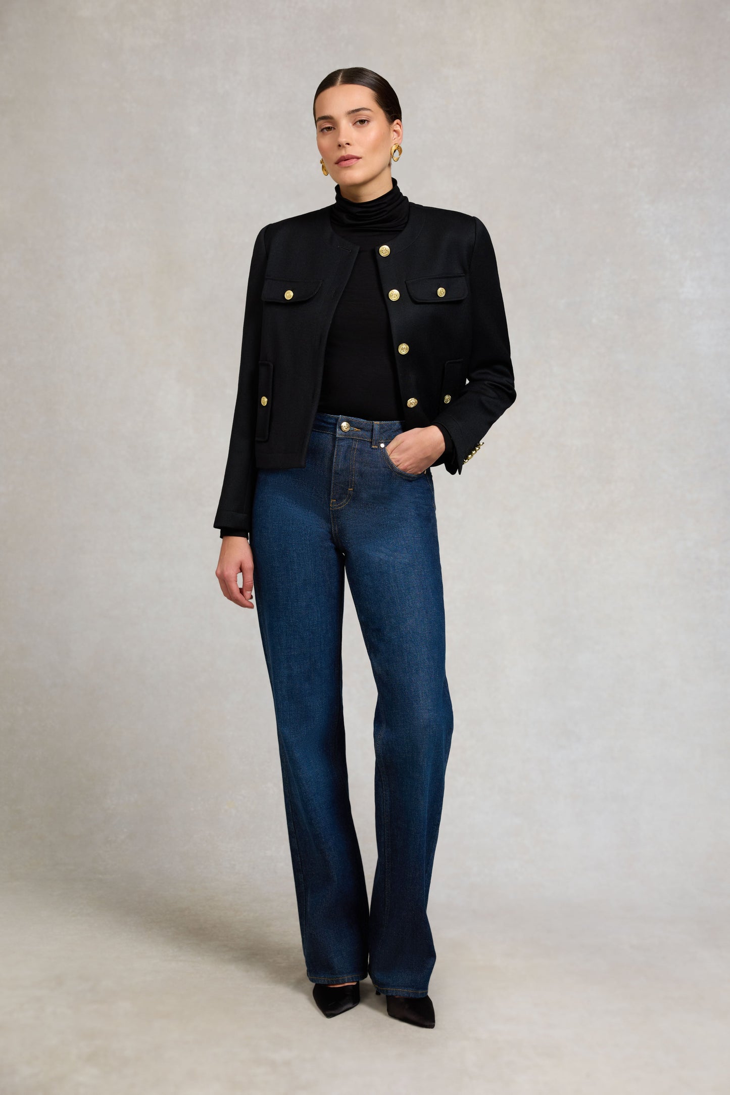 Chelsea Jacket (Black Twill)