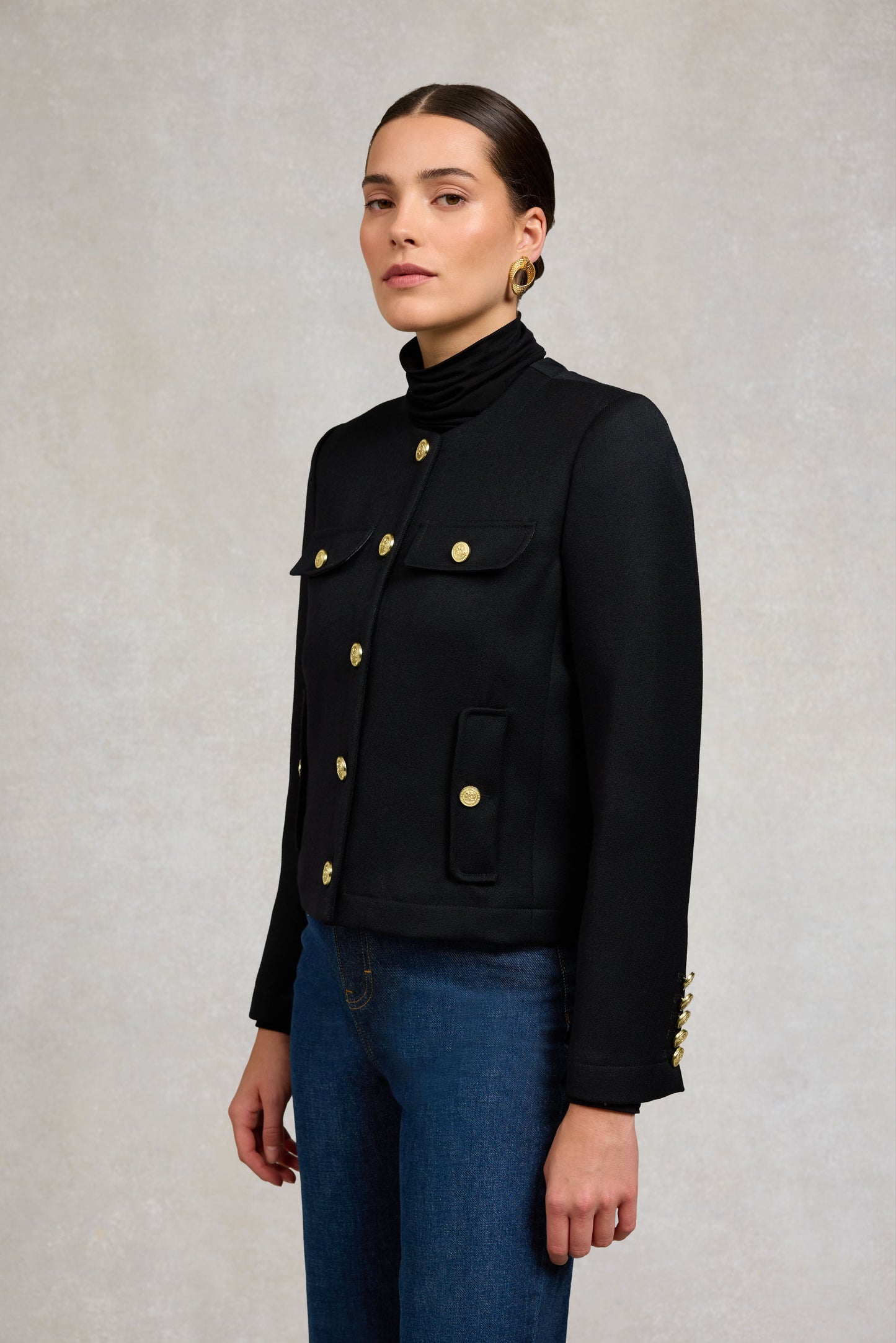 Chelsea Jacket (Black Twill)