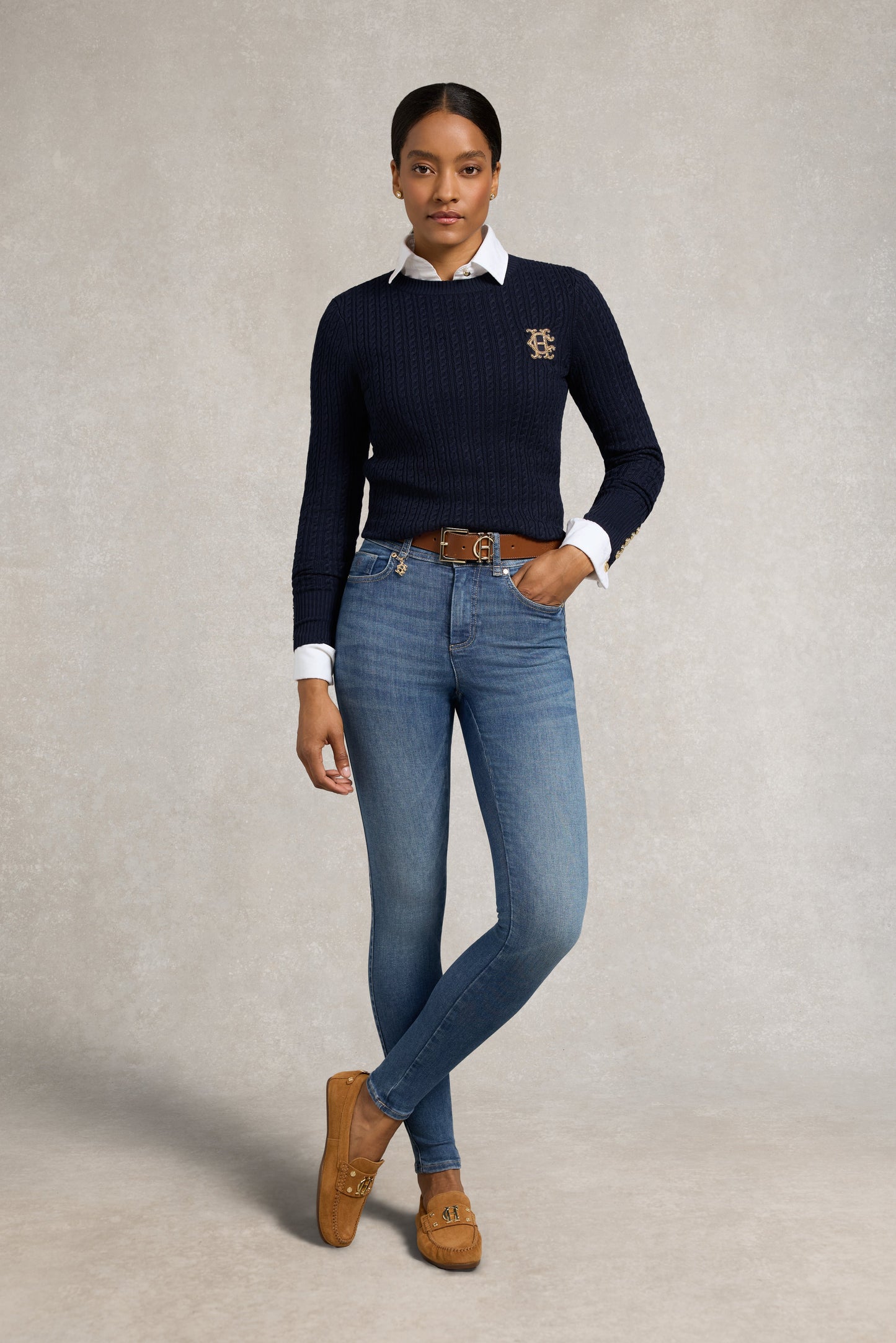 Contour Skinny Jean (Aged Indigo)