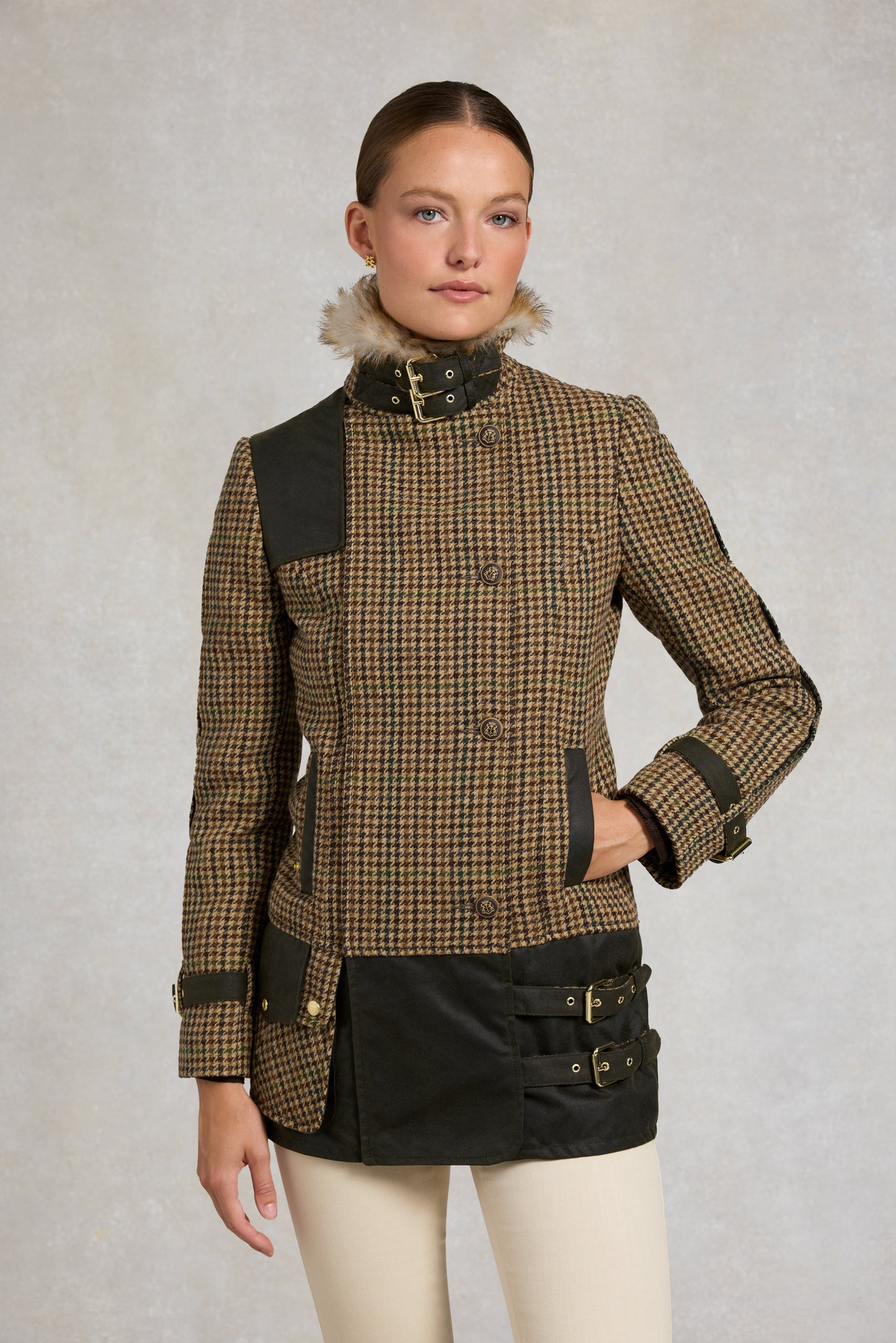 Balmoral Field Jacket (Hailes Green Tweed)