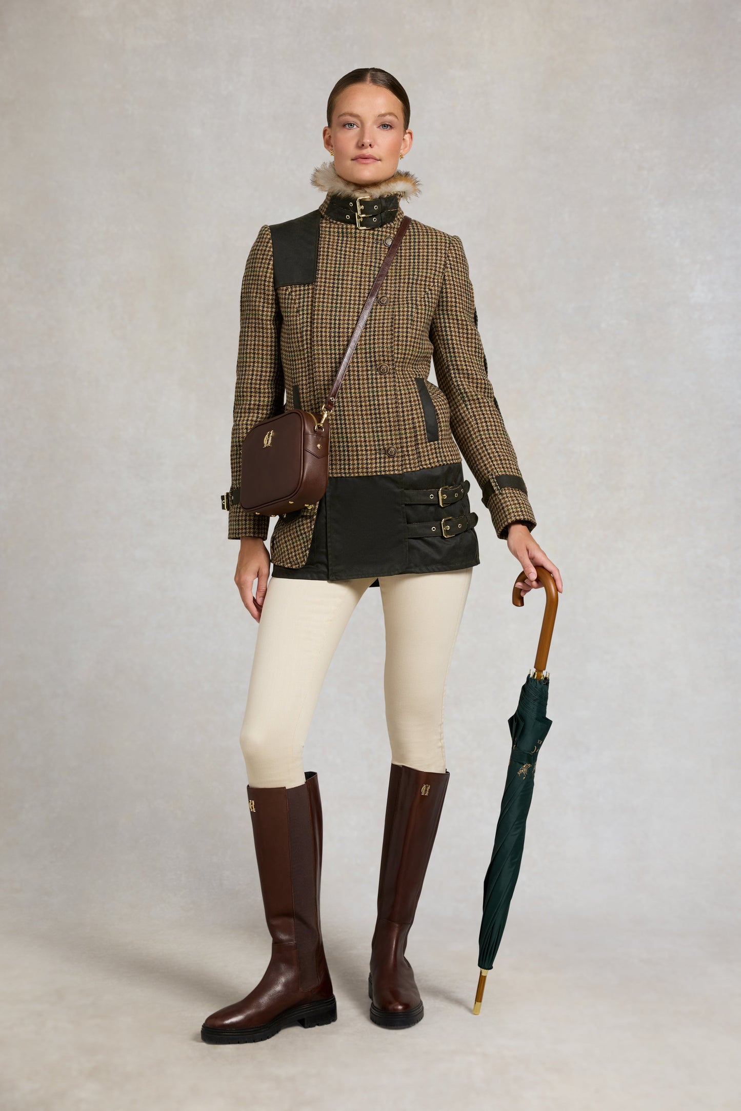 Balmoral Field Jacket (Hailes Green Tweed)