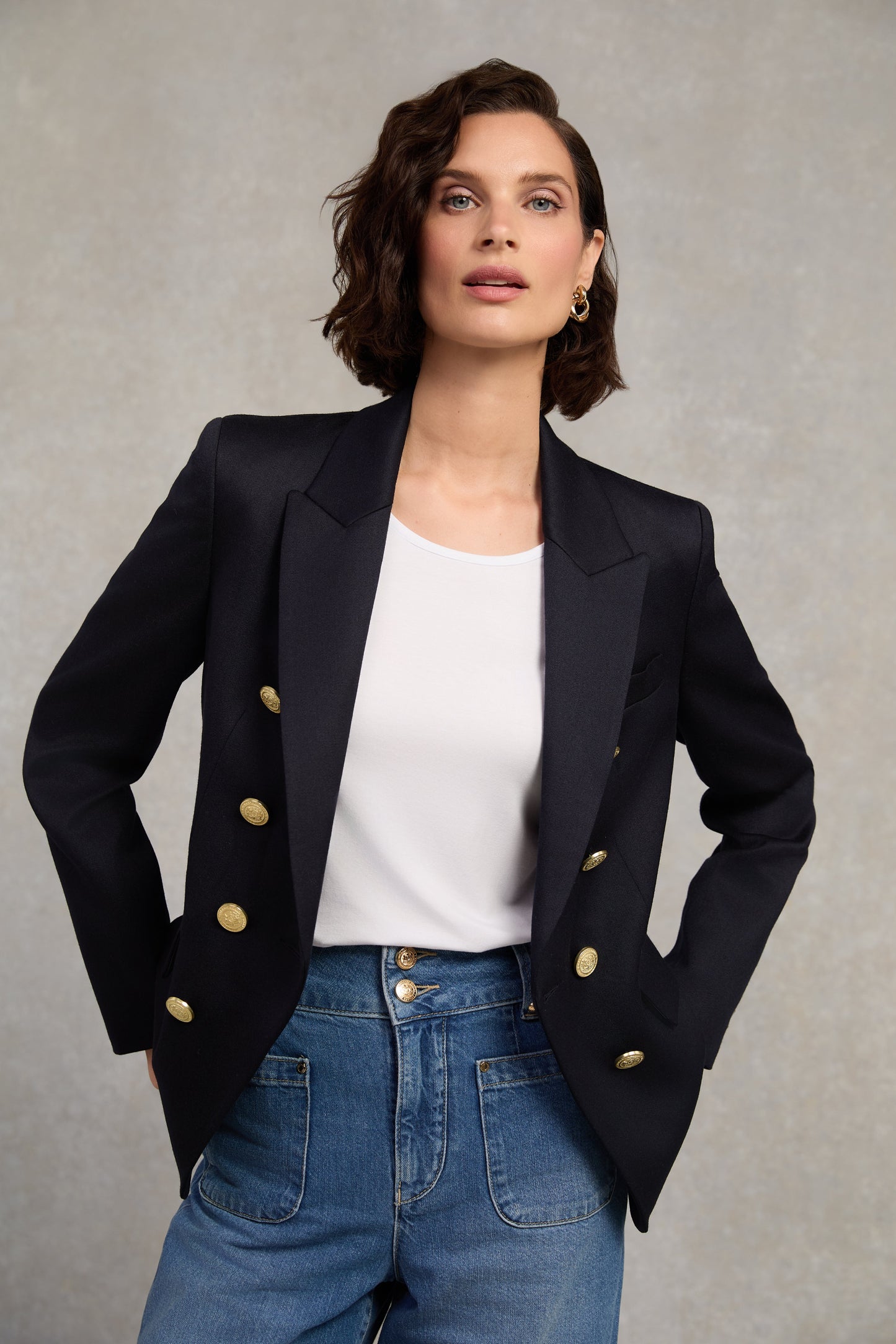 Knightsbridge Blazer (Navy Barathea)