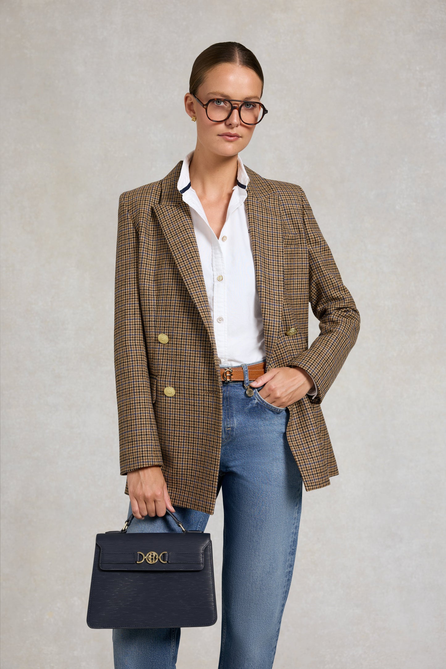 Belgravia Blazer (Abbot Check Tweed)