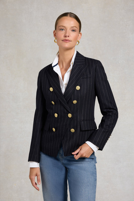 Knightsbridge Blazer (Navy Chalk Pinstripe)