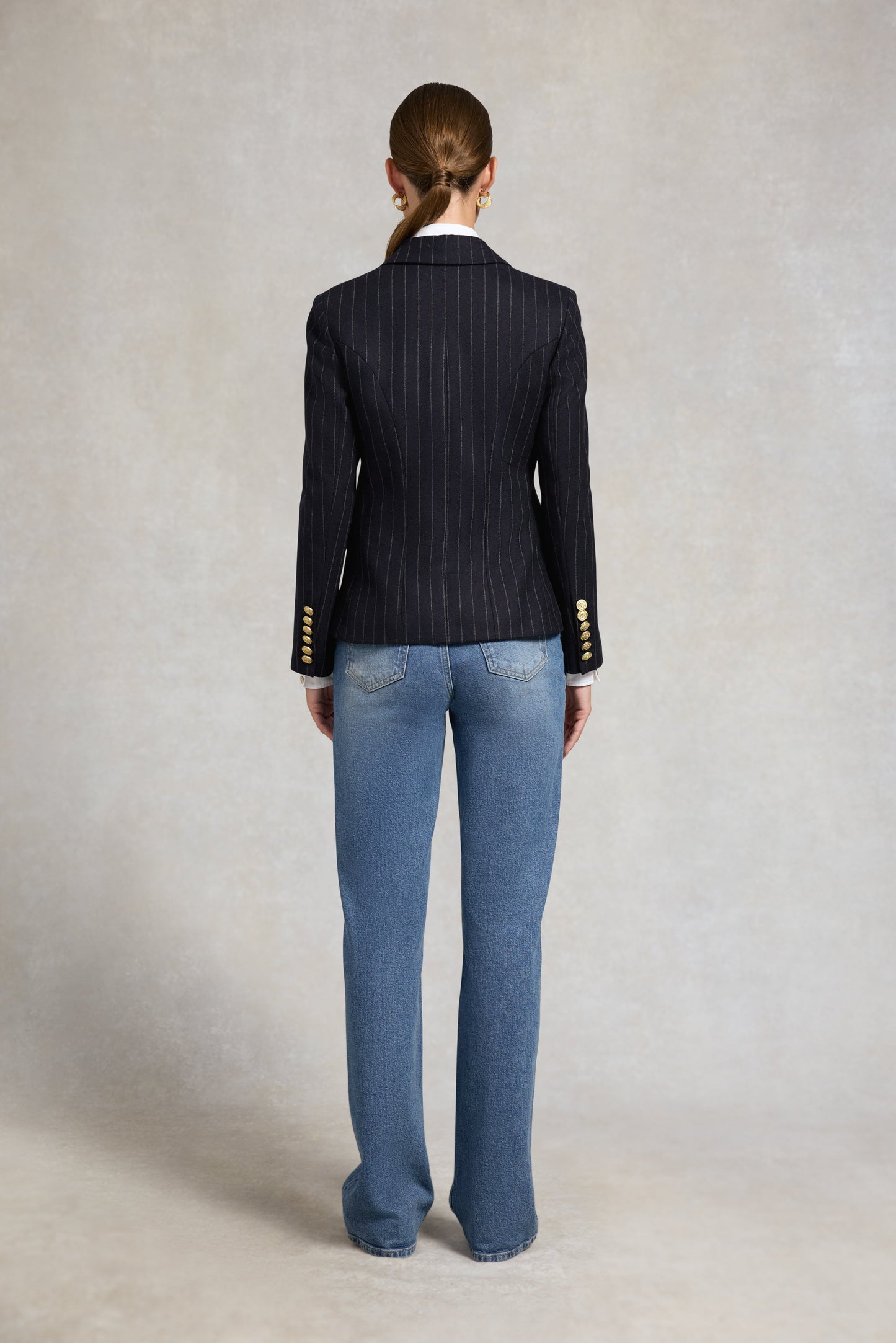 Knightsbridge Blazer (Navy Chalk Pinstripe)