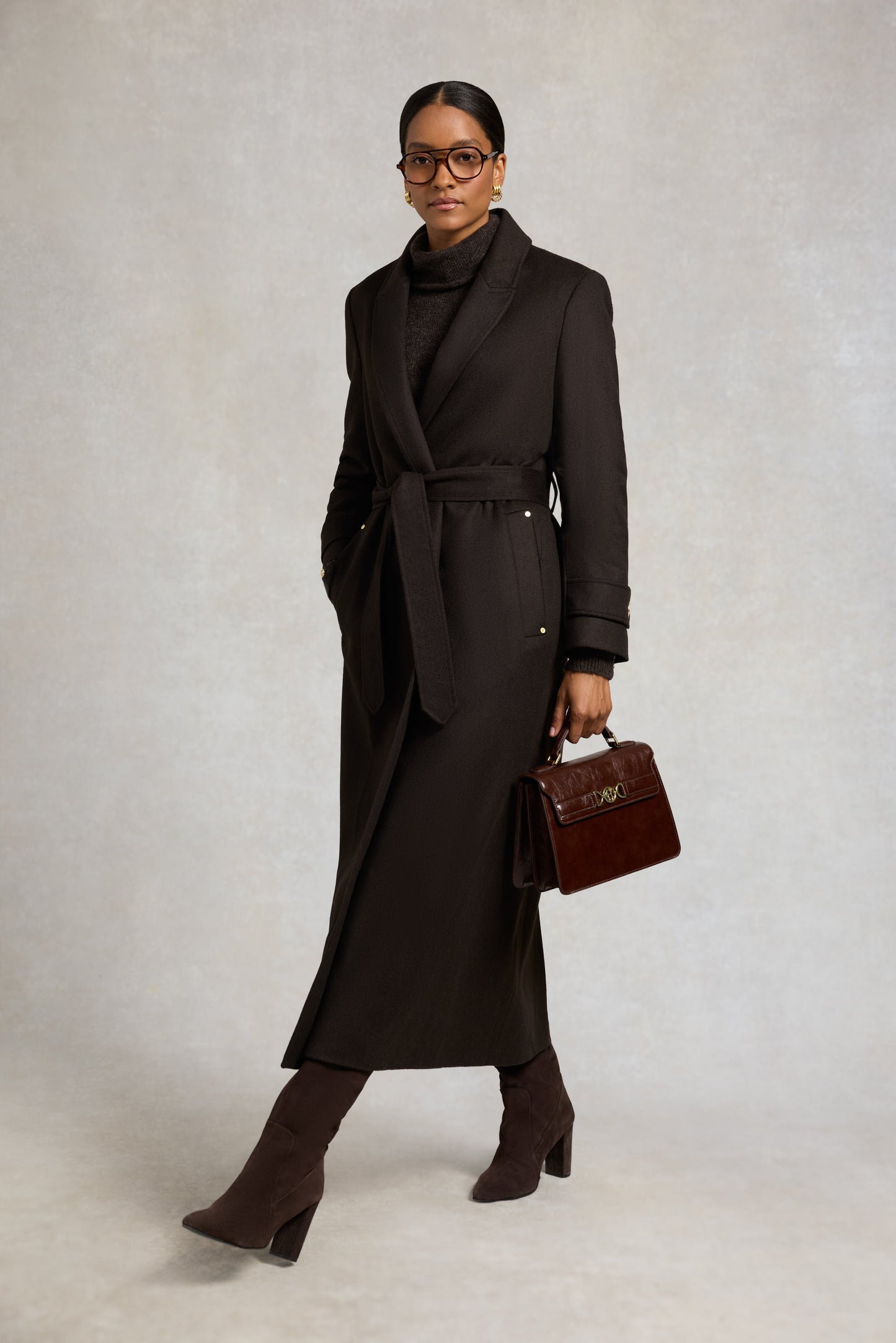 Wrap Coat (Chocolate)