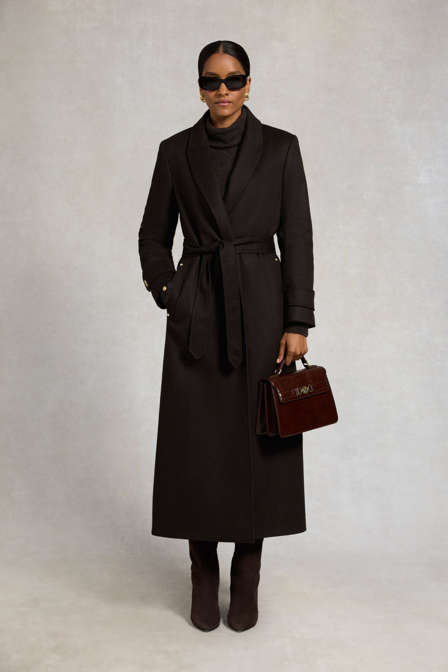 Wrap Coat (Chocolate)