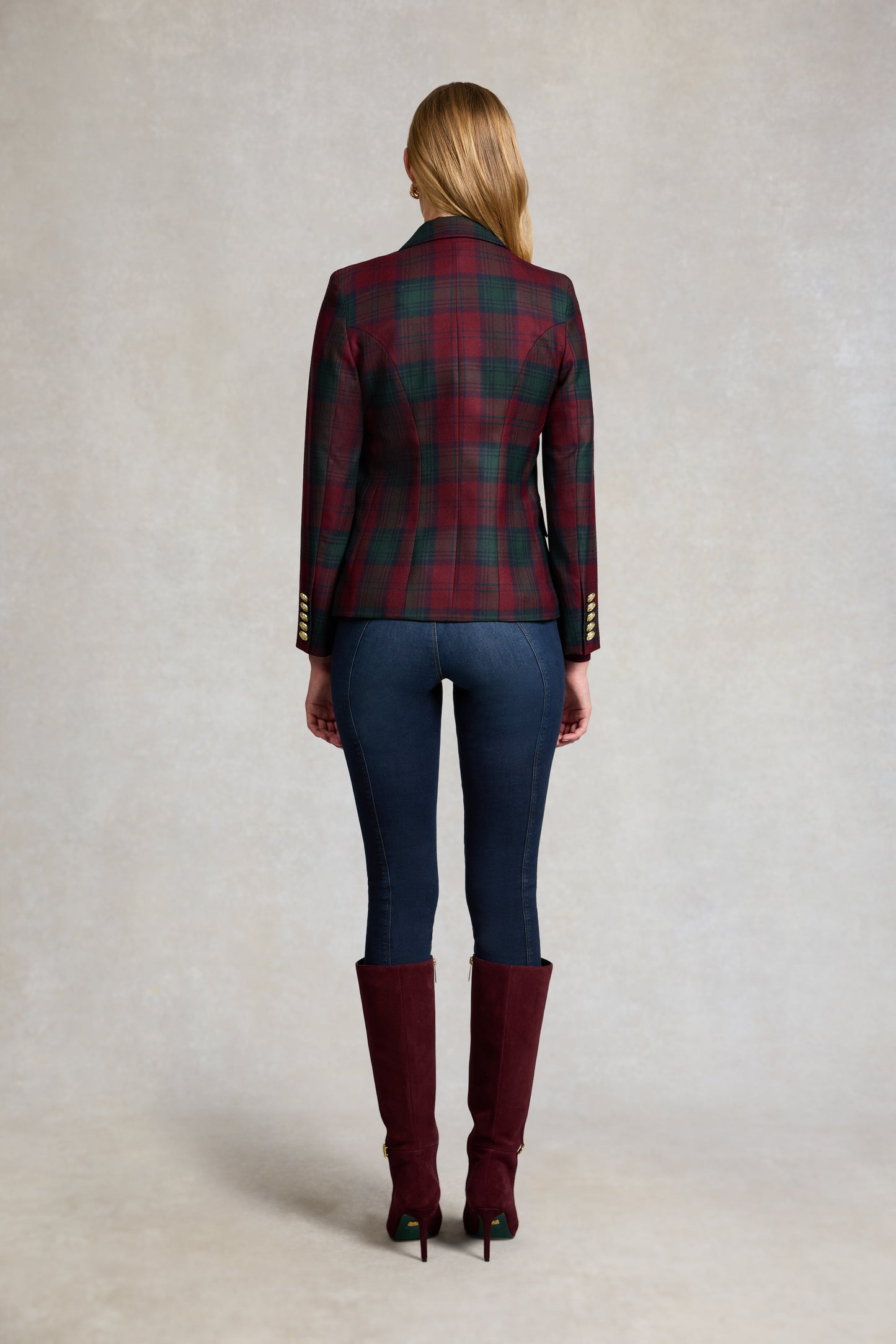Knightsbridge Blazer (Mulberry Tartan)