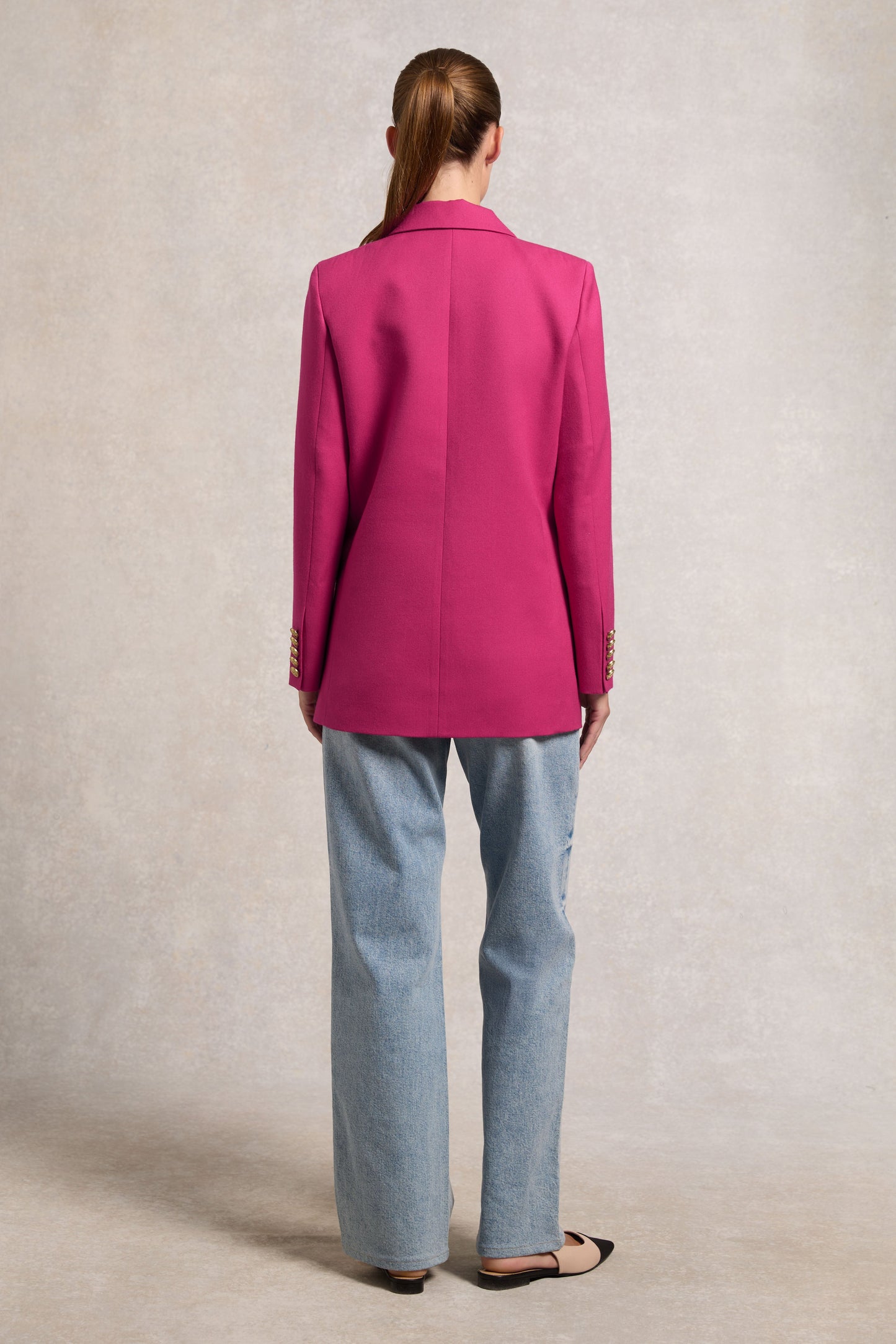 Belgravia Blazer (Hot Pink Barathea)