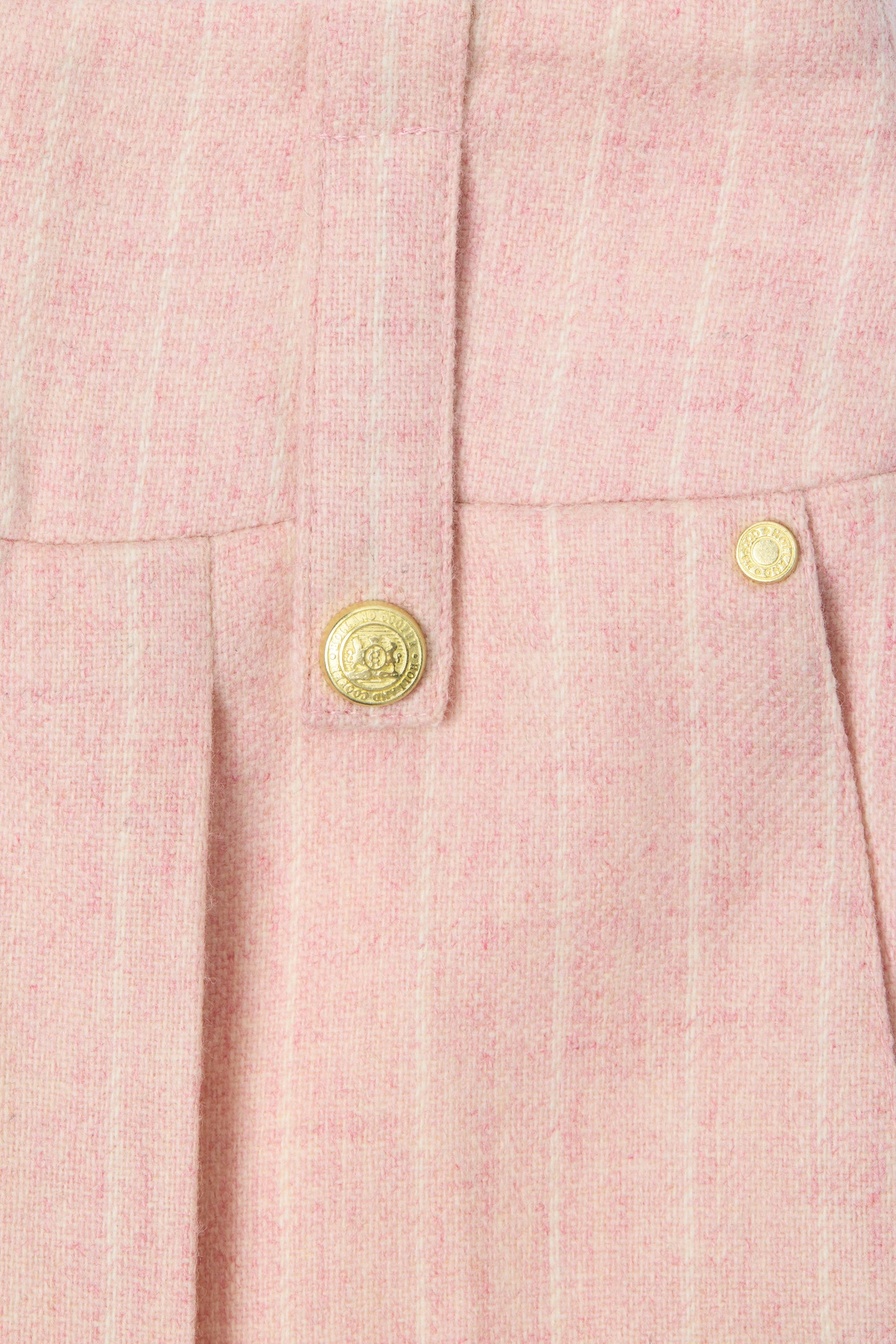 Luxe Tailored Short (Pink Chalk Pinstripe)