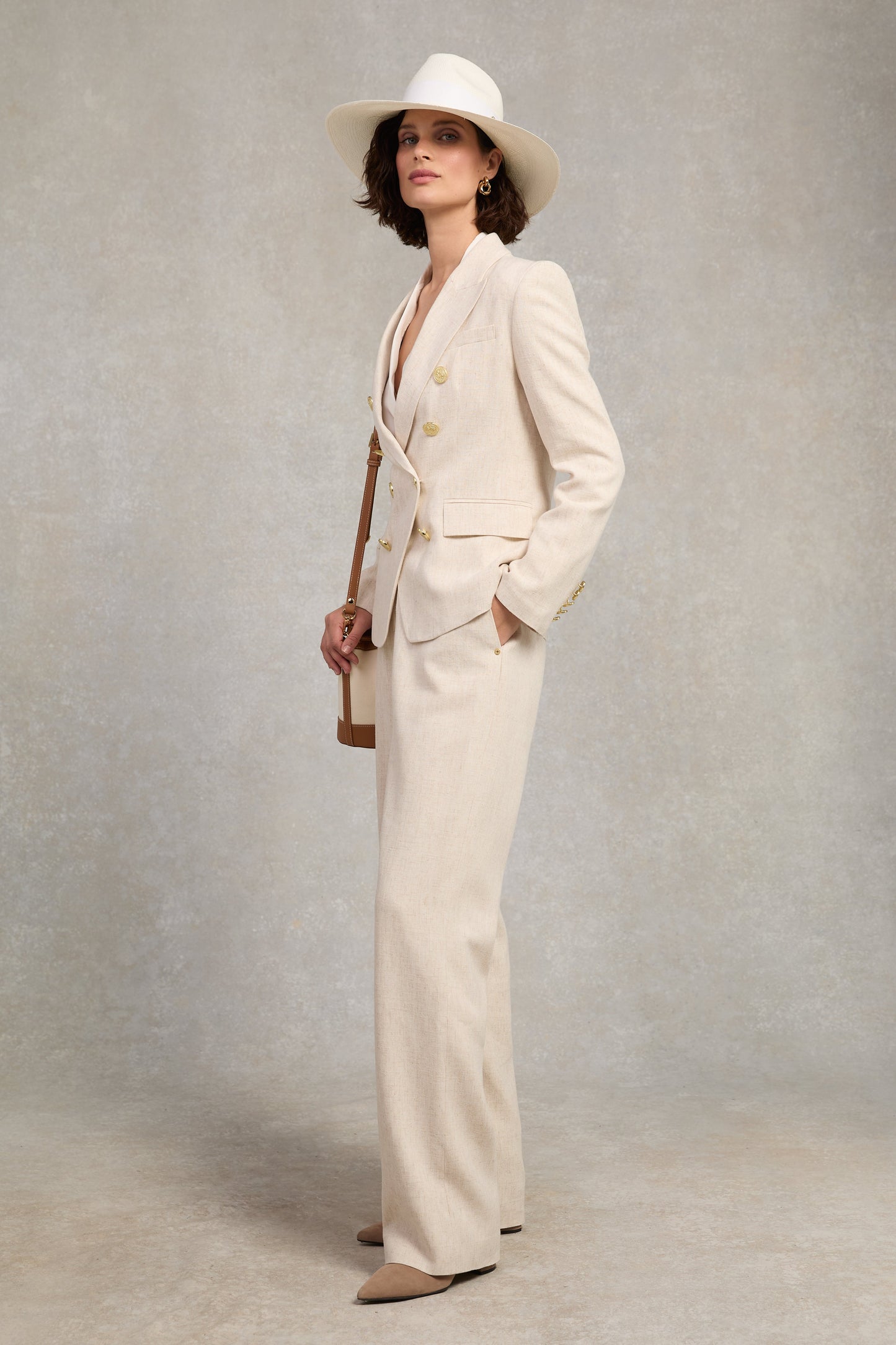 Knightsbridge Blazer (Natural Linen)