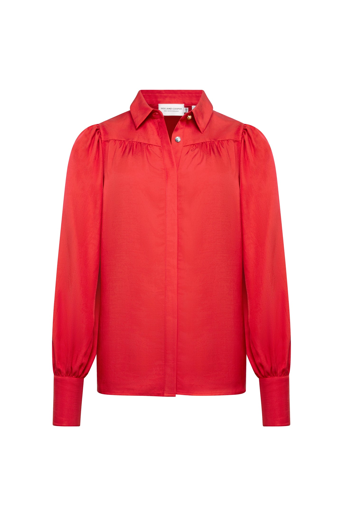 Ada Blouse (Deep Red)