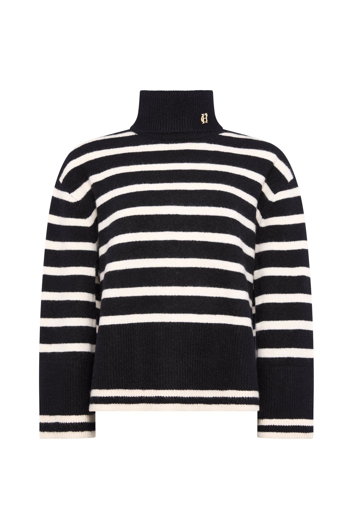 Antonia Roll Neck Knit (Black)