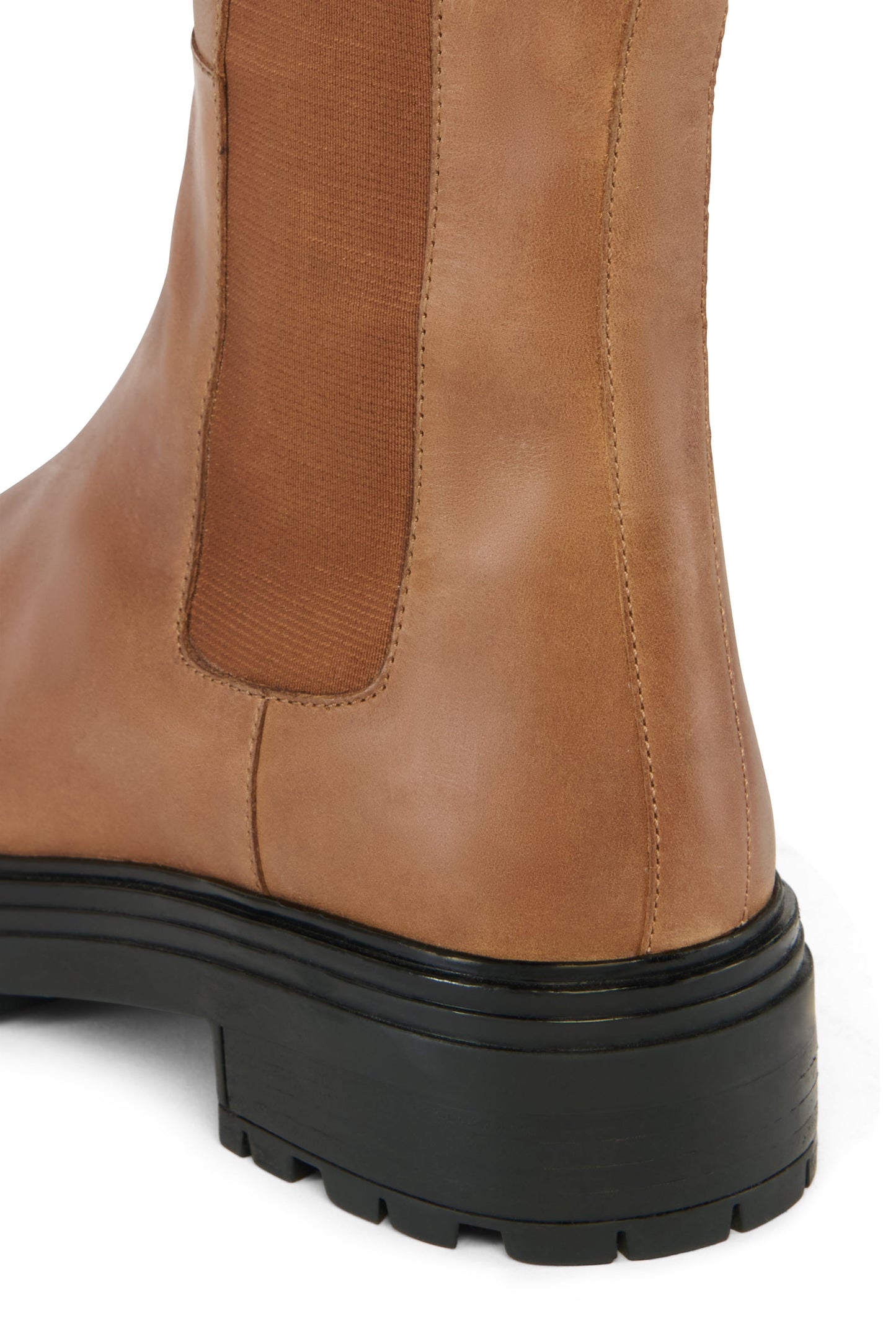 Astoria Knee Boot (Vintage Tan Leather)