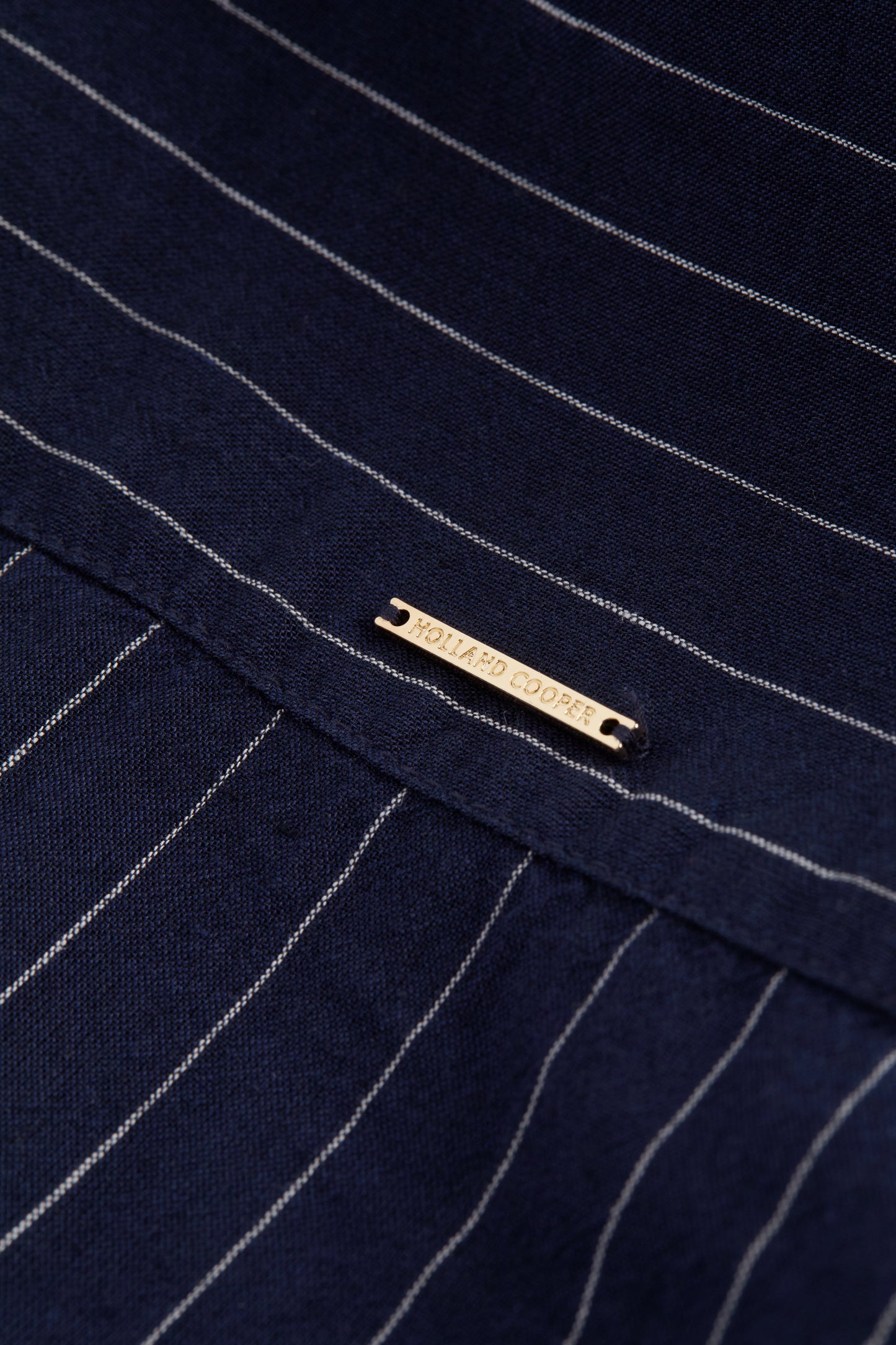Athena Shirt (Navy Pinstripe)