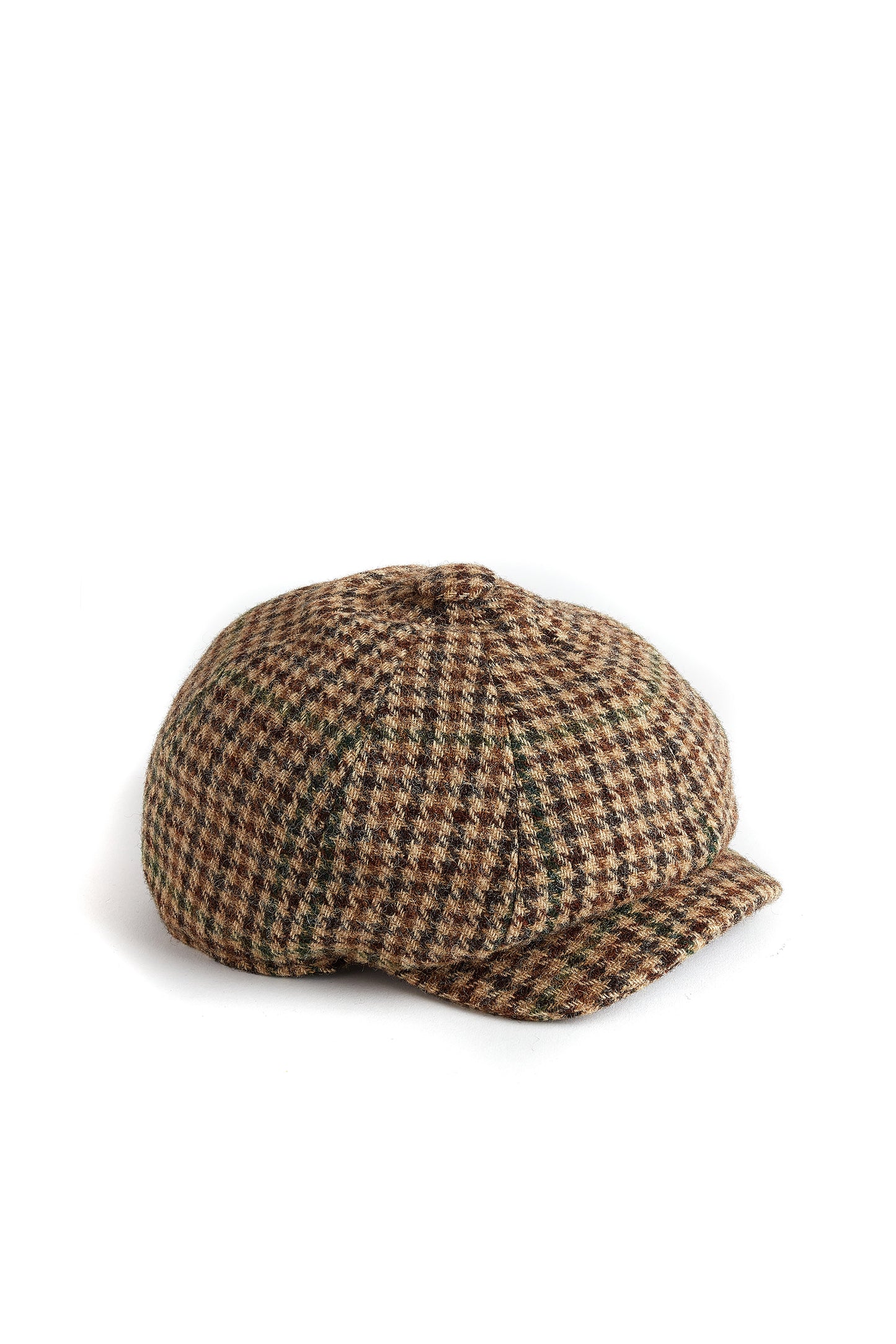 Baker Boy Cap (Hailes Green Tweed)