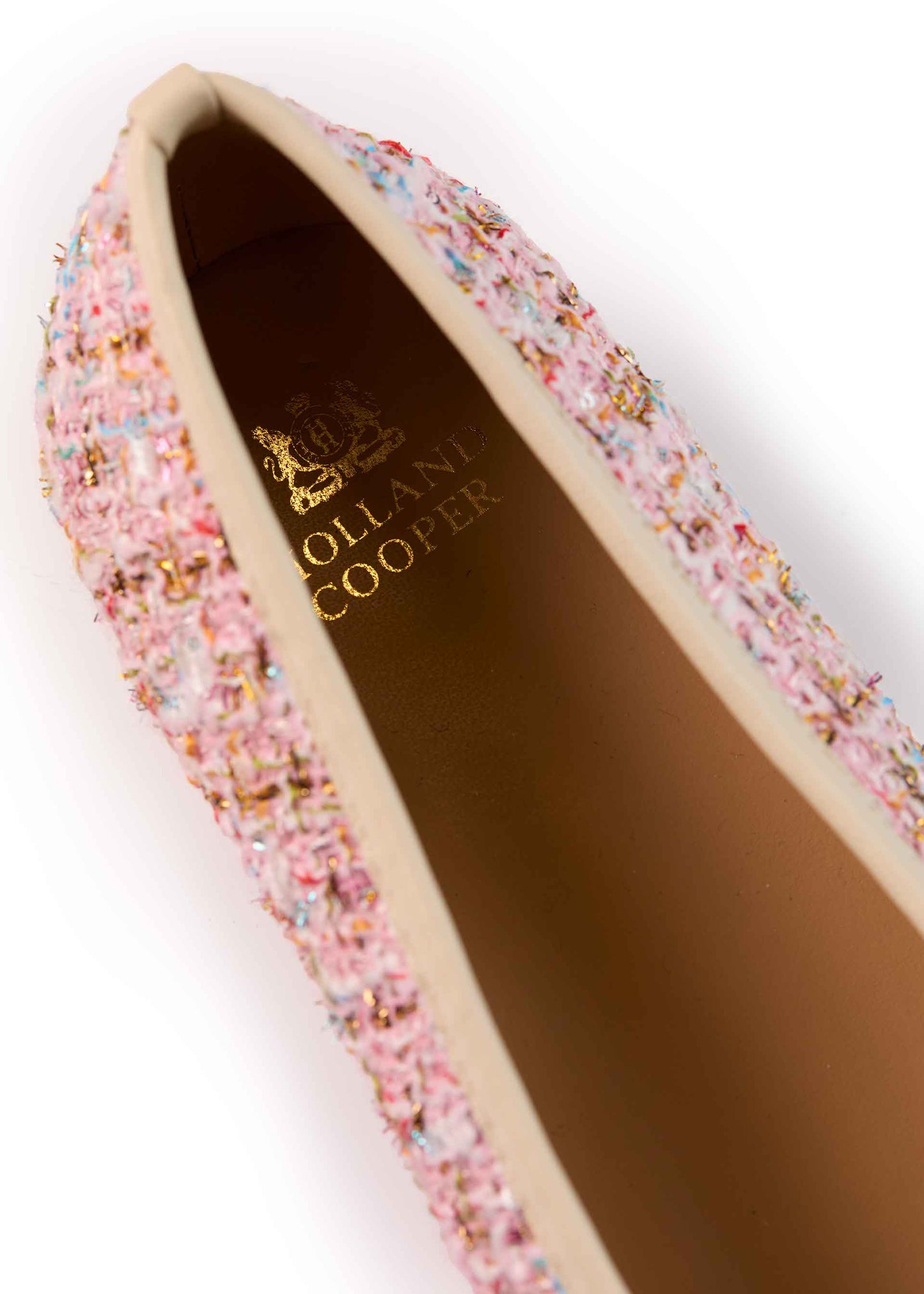 Ballet Shoe (Pink Sparkle Boucle)