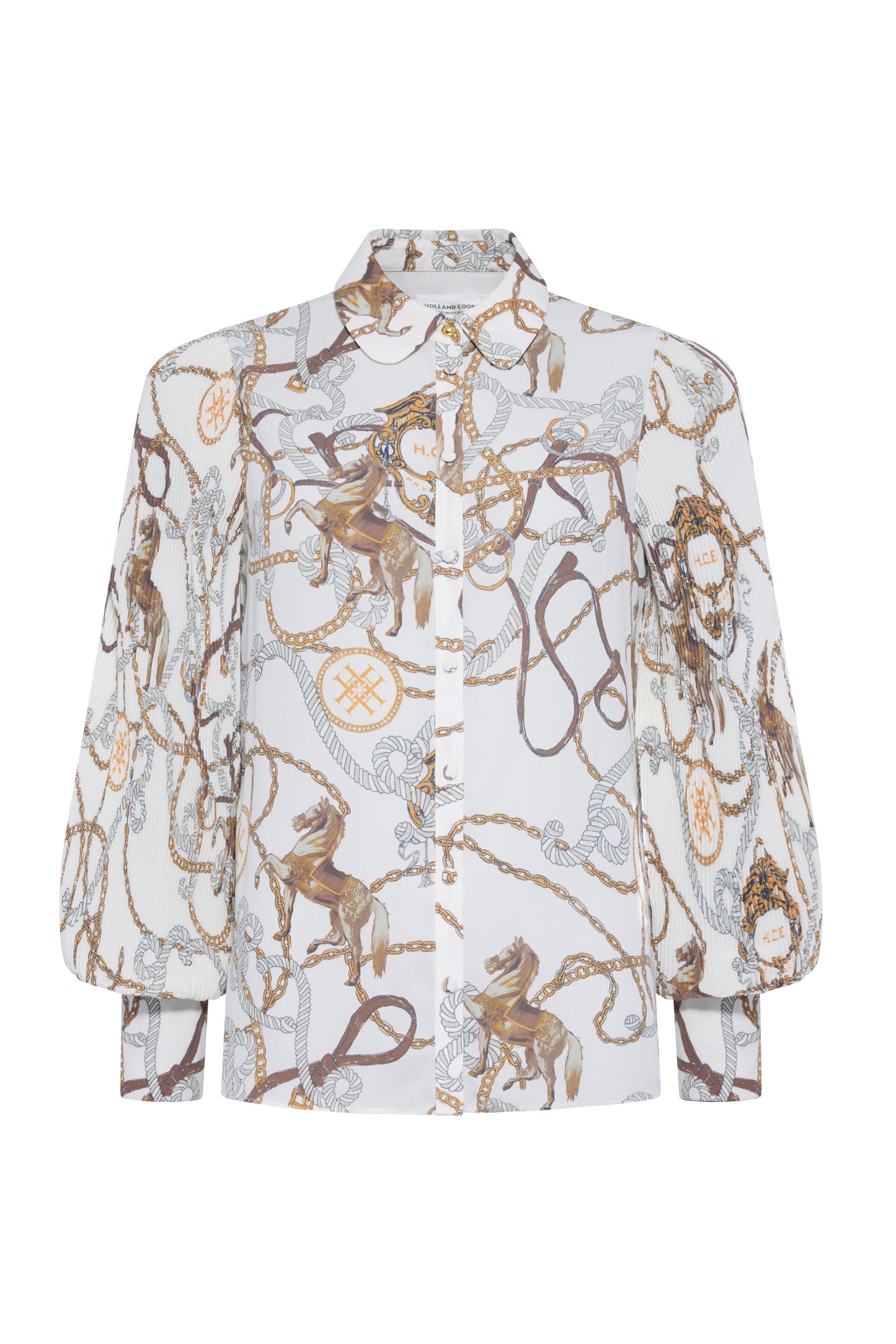 Beau Shirt (Off White Horse Print)