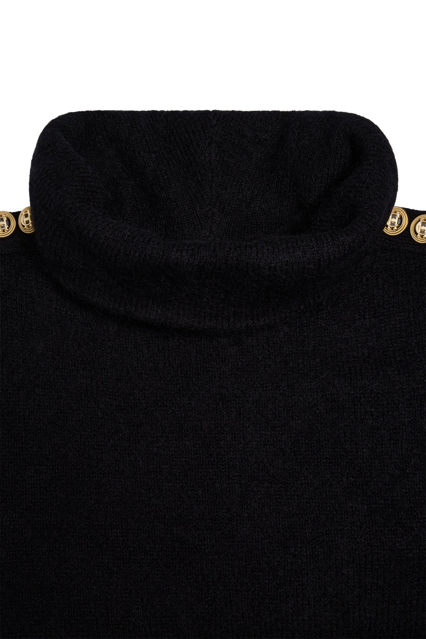 Berkeley Roll Neck Dress (Black)