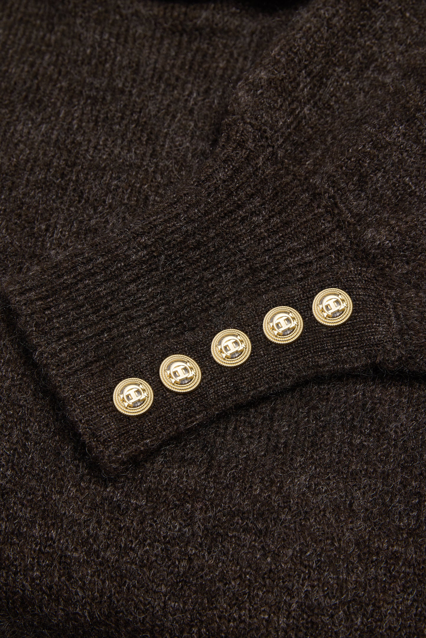 Berkeley Roll Neck Dress (Chocolate)